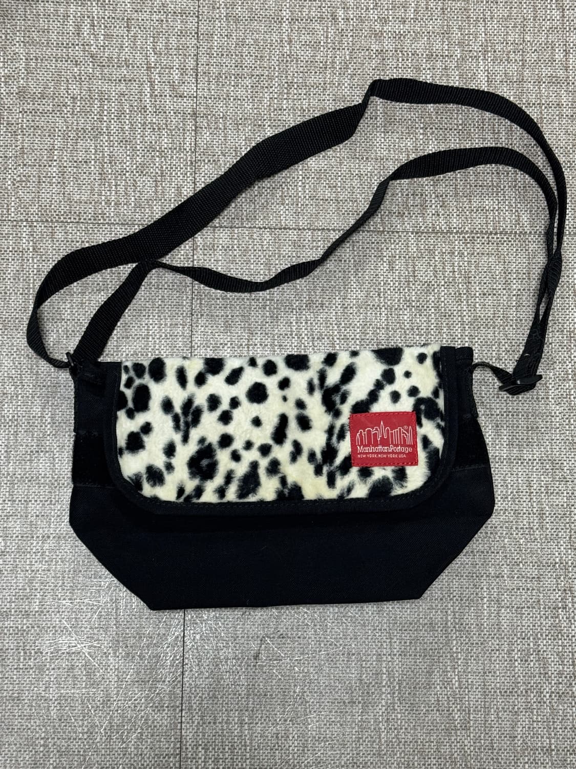빈티지 맨하탄 포티지 미니 메신저백 크로스백 레오파드 상품이미지2