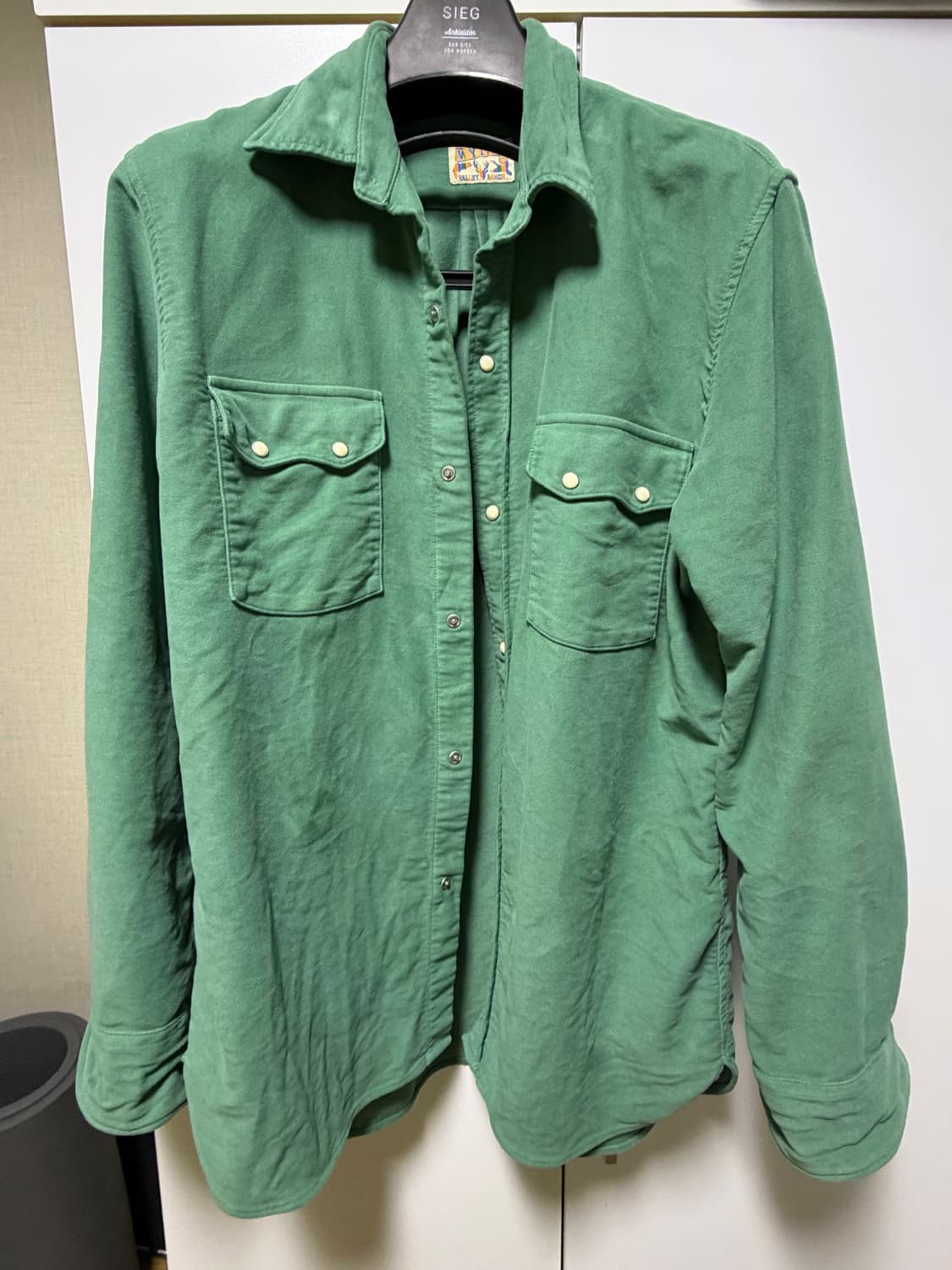 WYTHE 위스 워크 몰스킨 셔츠 상품이미지2