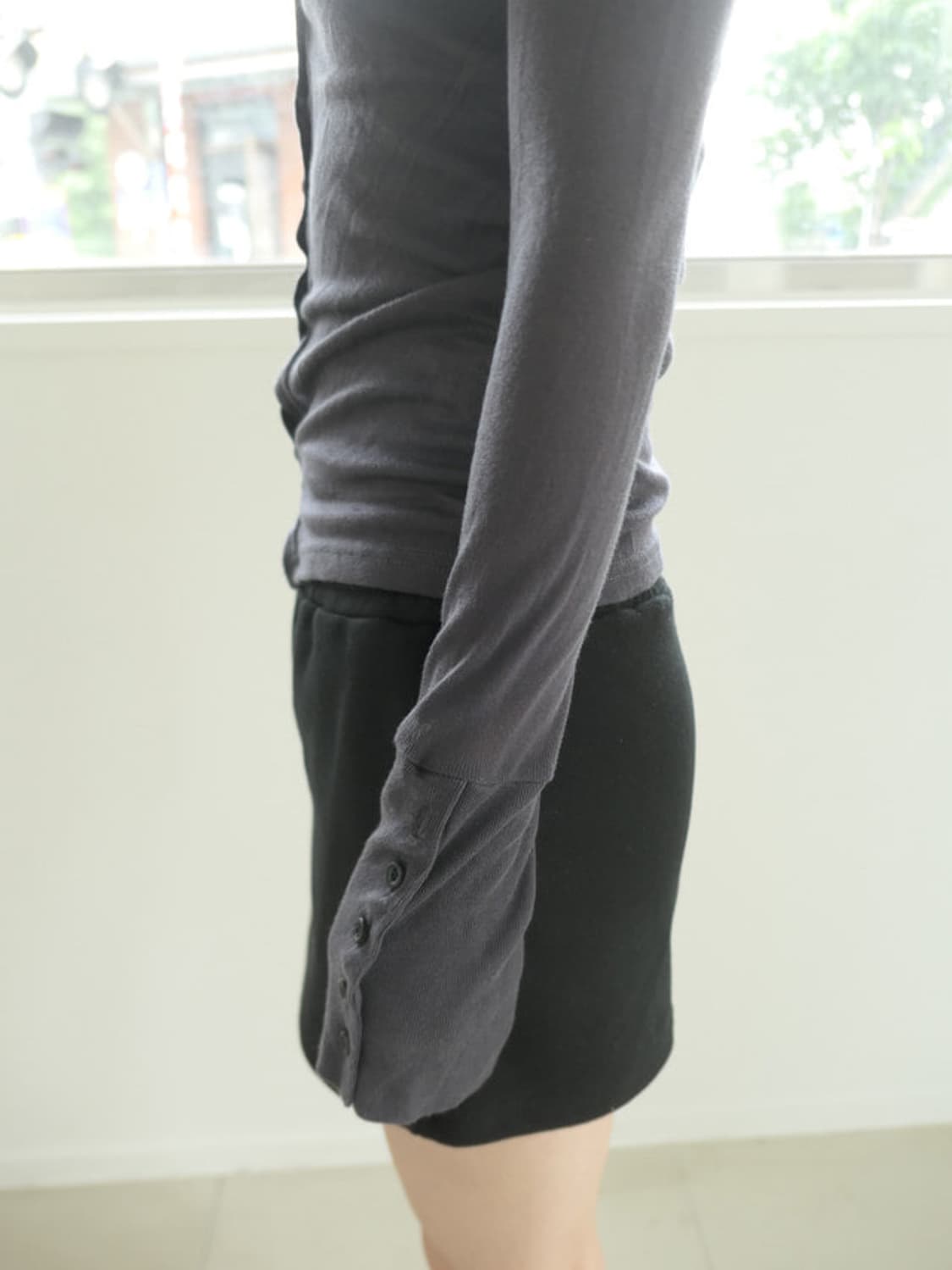디에이디 Cotton skirt pants(BK) 상품이미지3