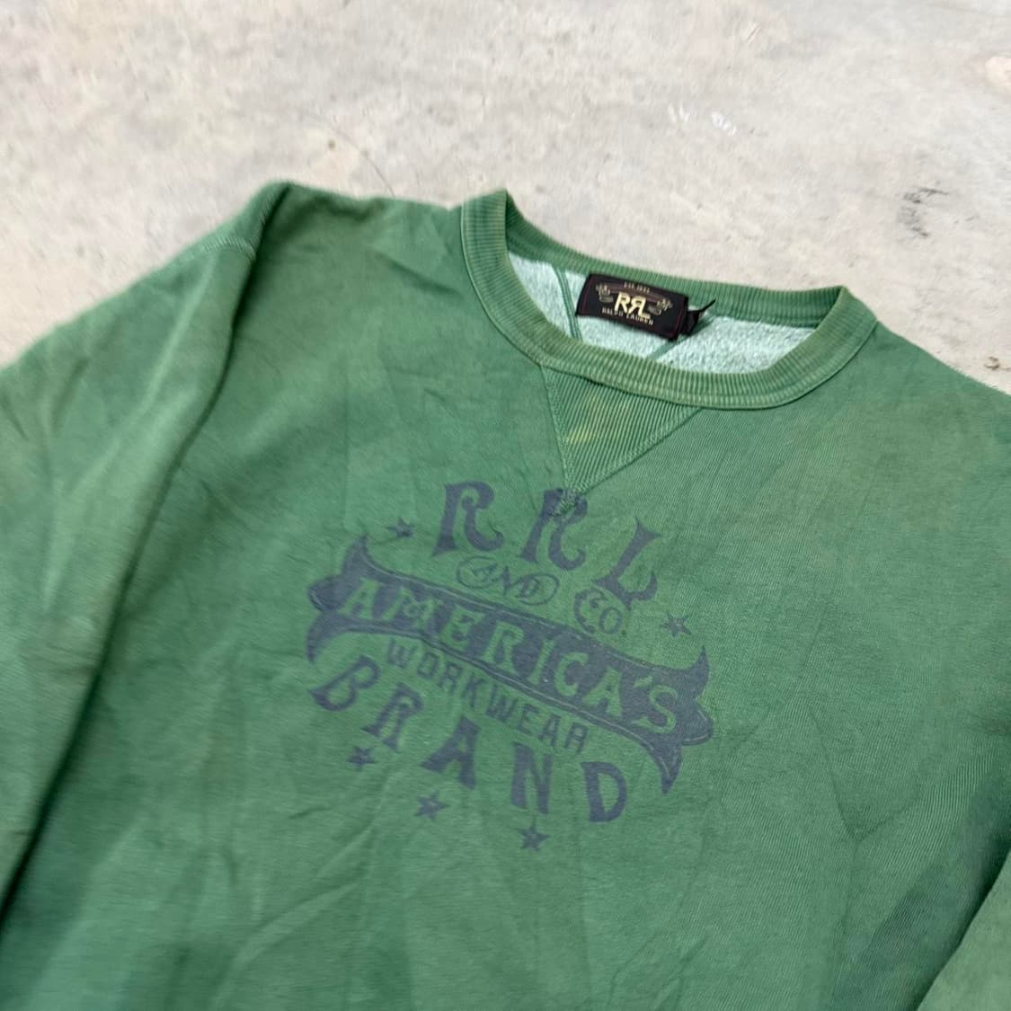 RRL 더블알엘 아메리카 워크웨어 스웻셔츠 상품이미지2