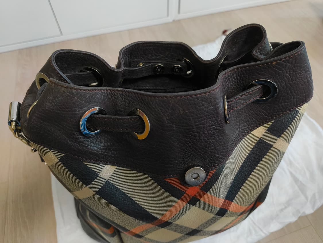 닥스 체크 호보 숄더백 상품이미지7