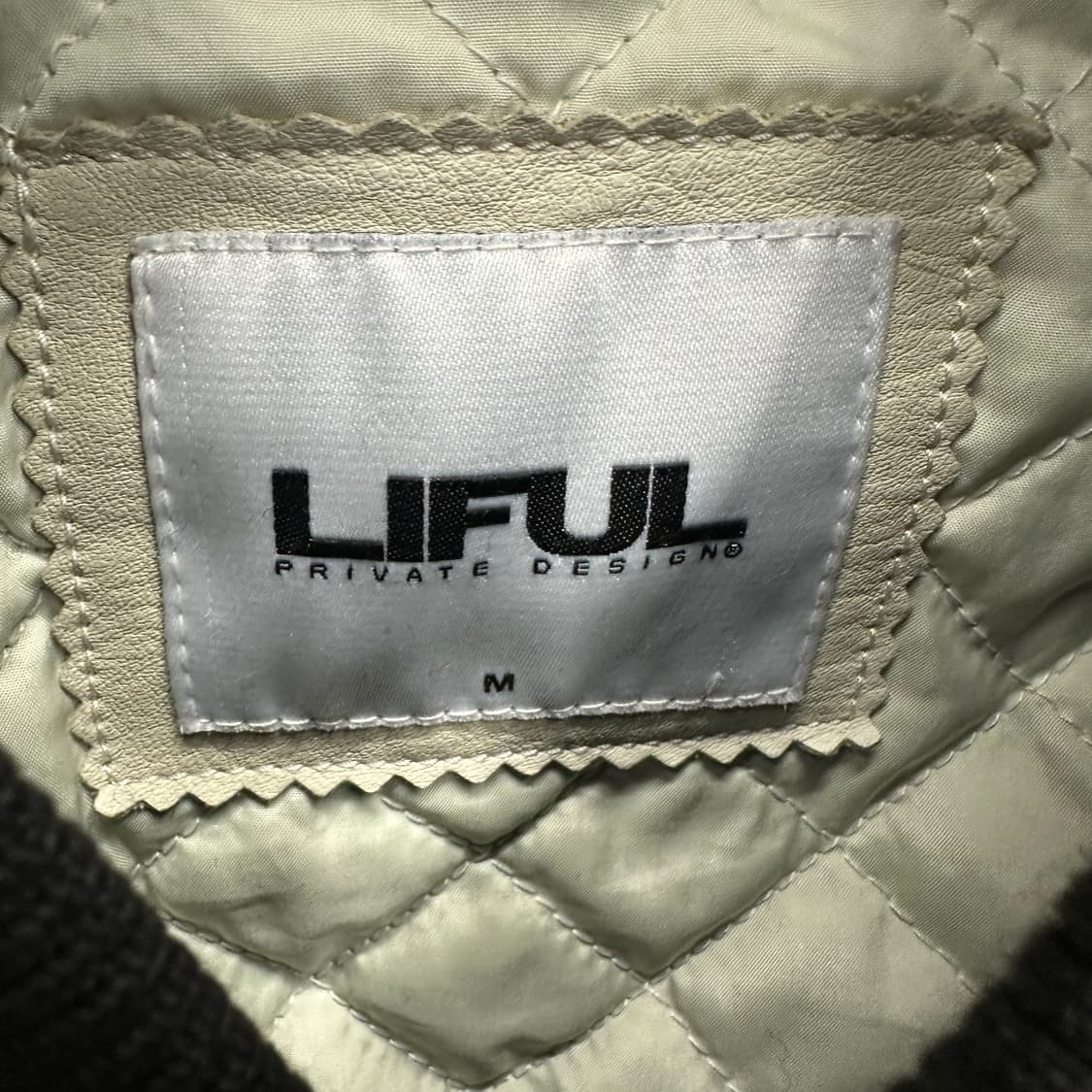 95 라이풀 남자 아이보리 신슐레이트 스타디움 자켓 상품이미지4