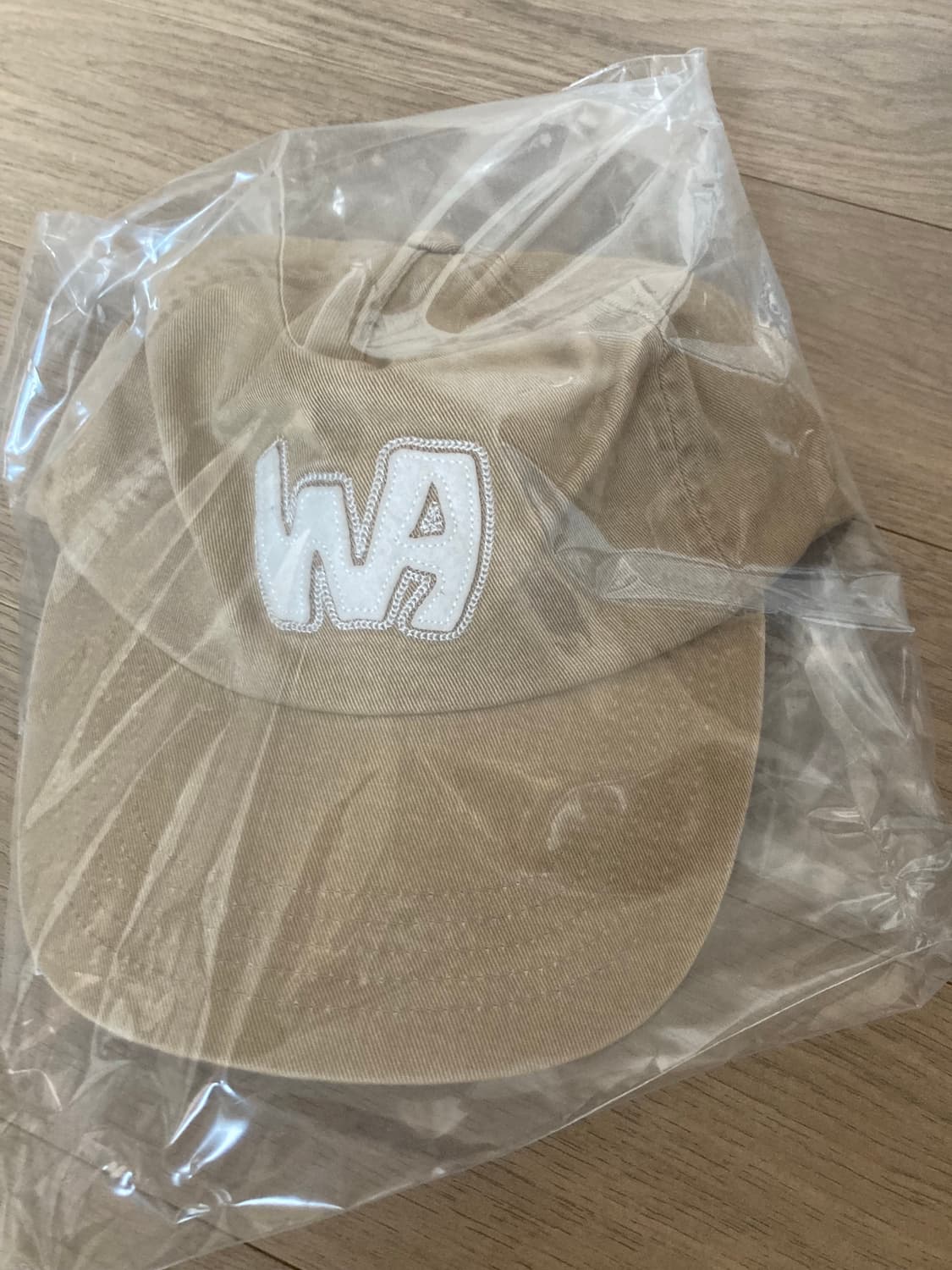 와키윌리 아플리케 패널 볼캡 베이지 상품이미지6