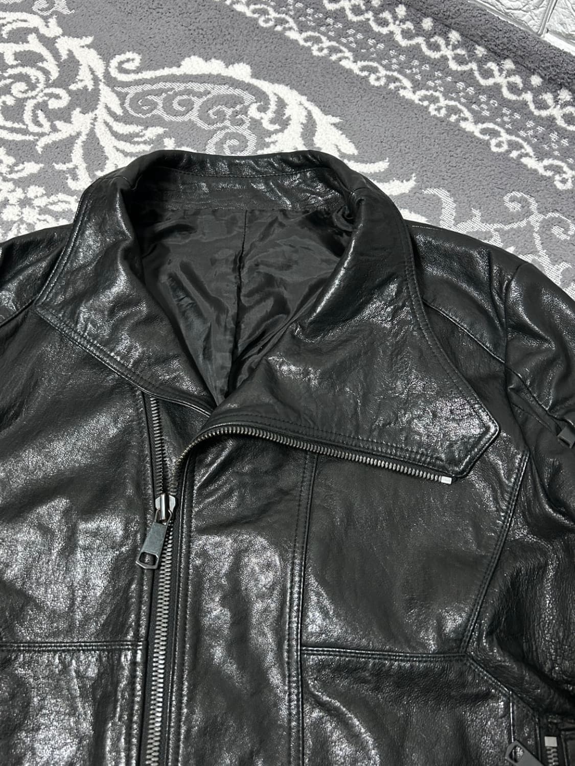 System homme lambskin highneck jacket 상품이미지8