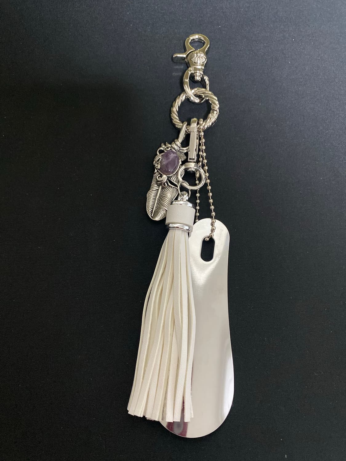 화이트 테슬  슈혼 키링 상품이미지2