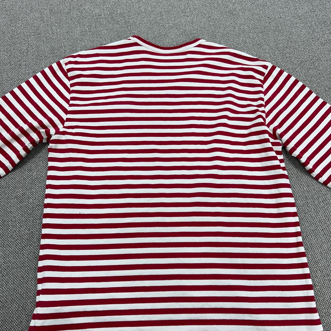 꼼데가르송 스트라이프 보더티(L) 상품이미지6