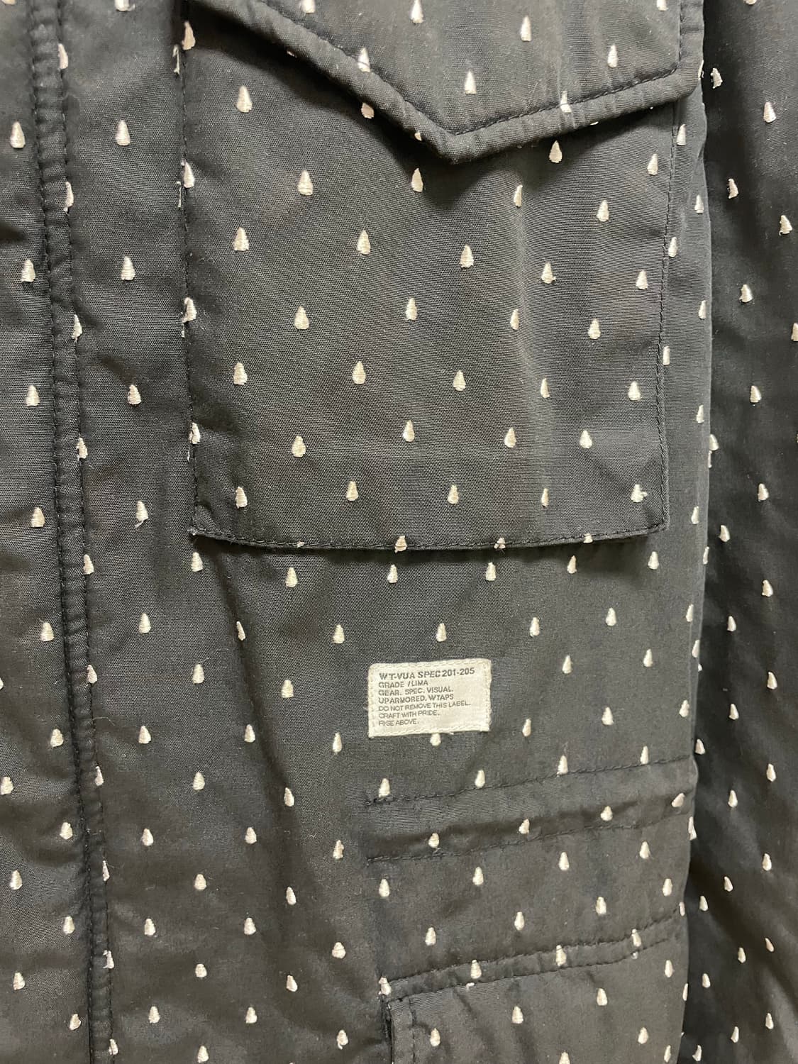 WTAPS RAINDROP M-65 JACKET BLACK 상품이미지8