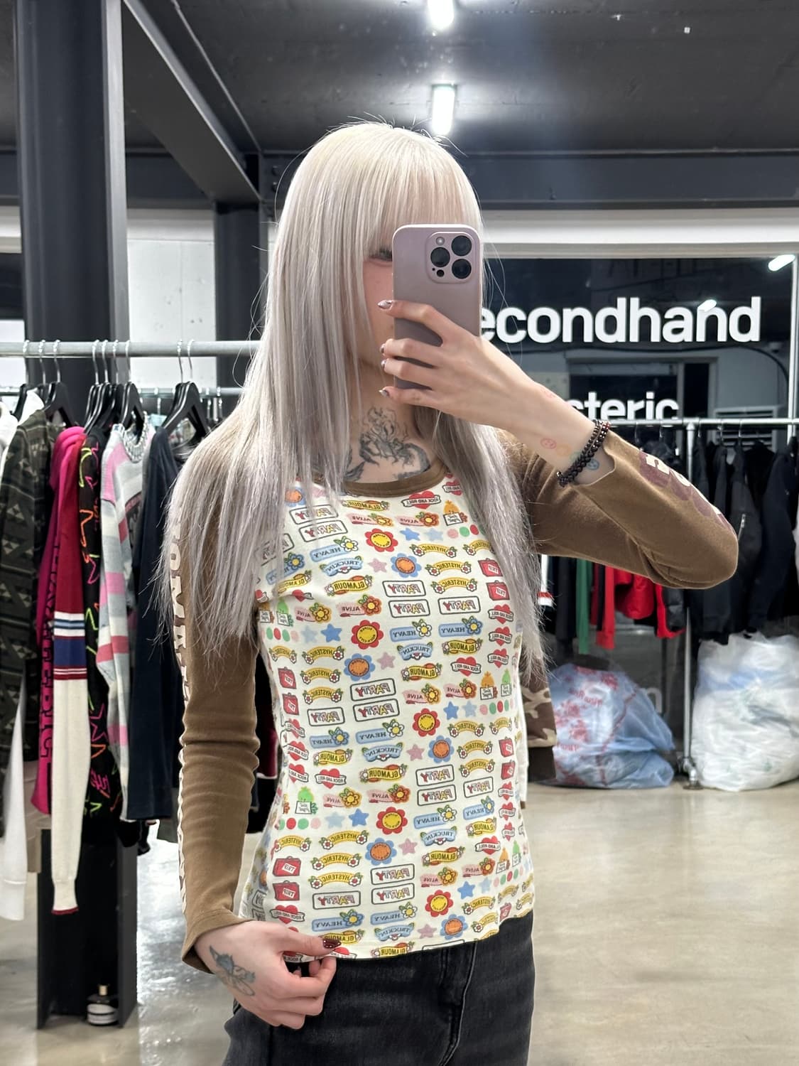 히스테릭 글래머 히스걸 아카이브 롱슬리브 상품이미지1