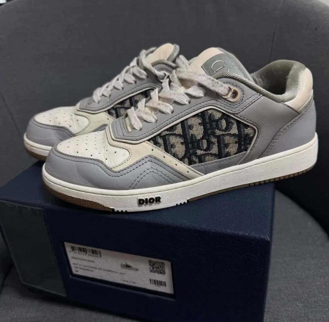 240 디올 스니커즈 B27 로우탑 운동화 상품이미지1