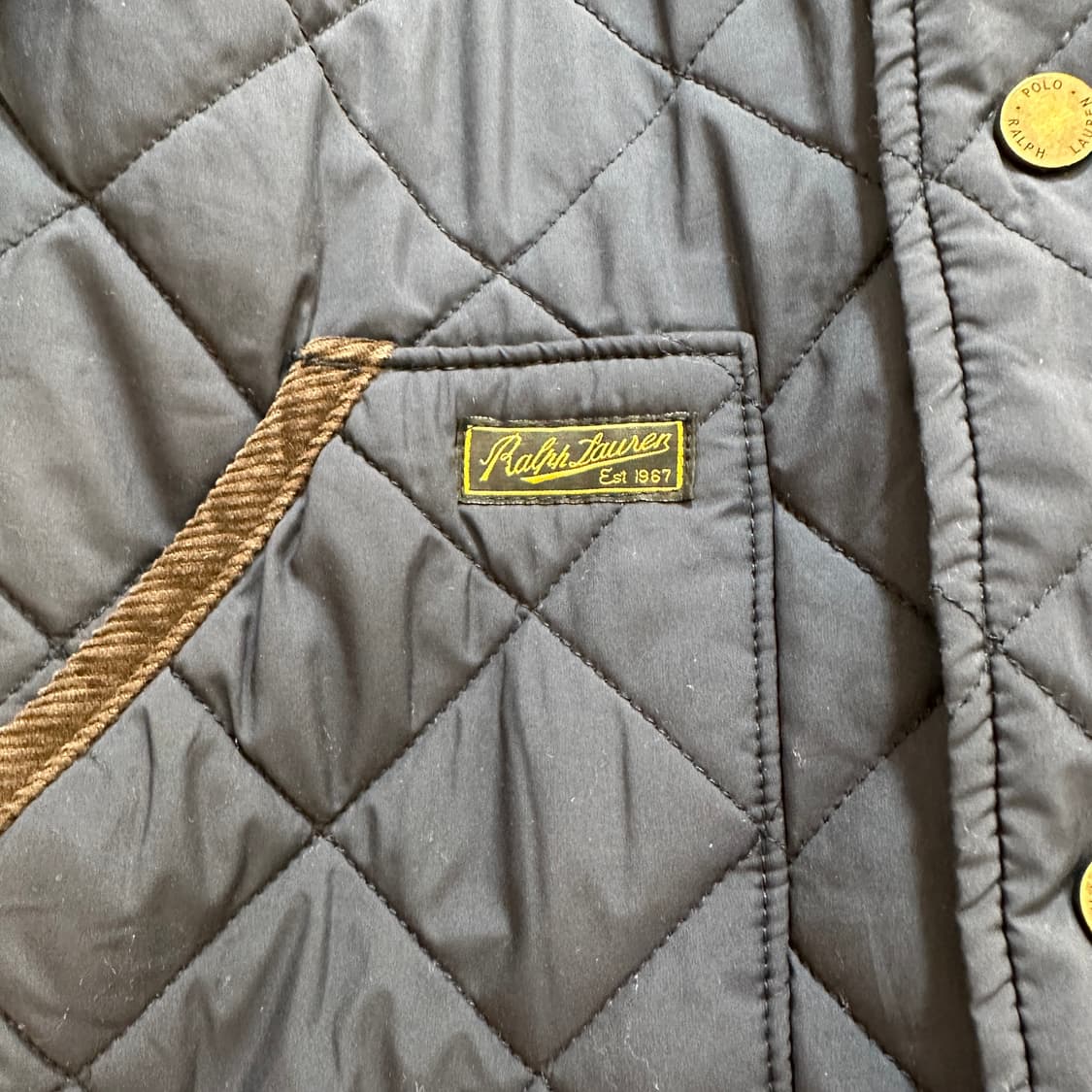 폴로 랄프로렌 네이비 퀼팅 자켓 키즈 상품이미지5