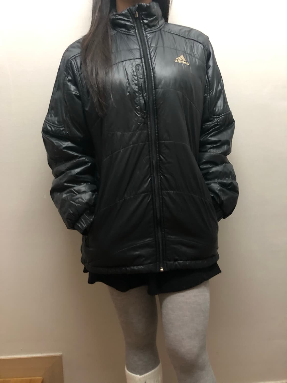 빈티지 아디다스 블랙 패딩 점퍼 상품이미지4