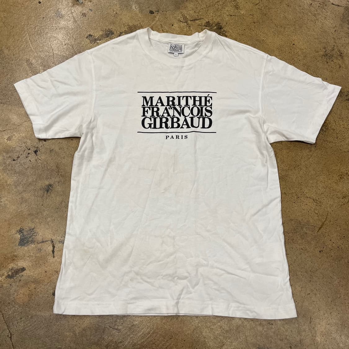 [정품/L] 마리떼 프랑소와 저버 화이트 반팔 티셔츠 상품이미지2
