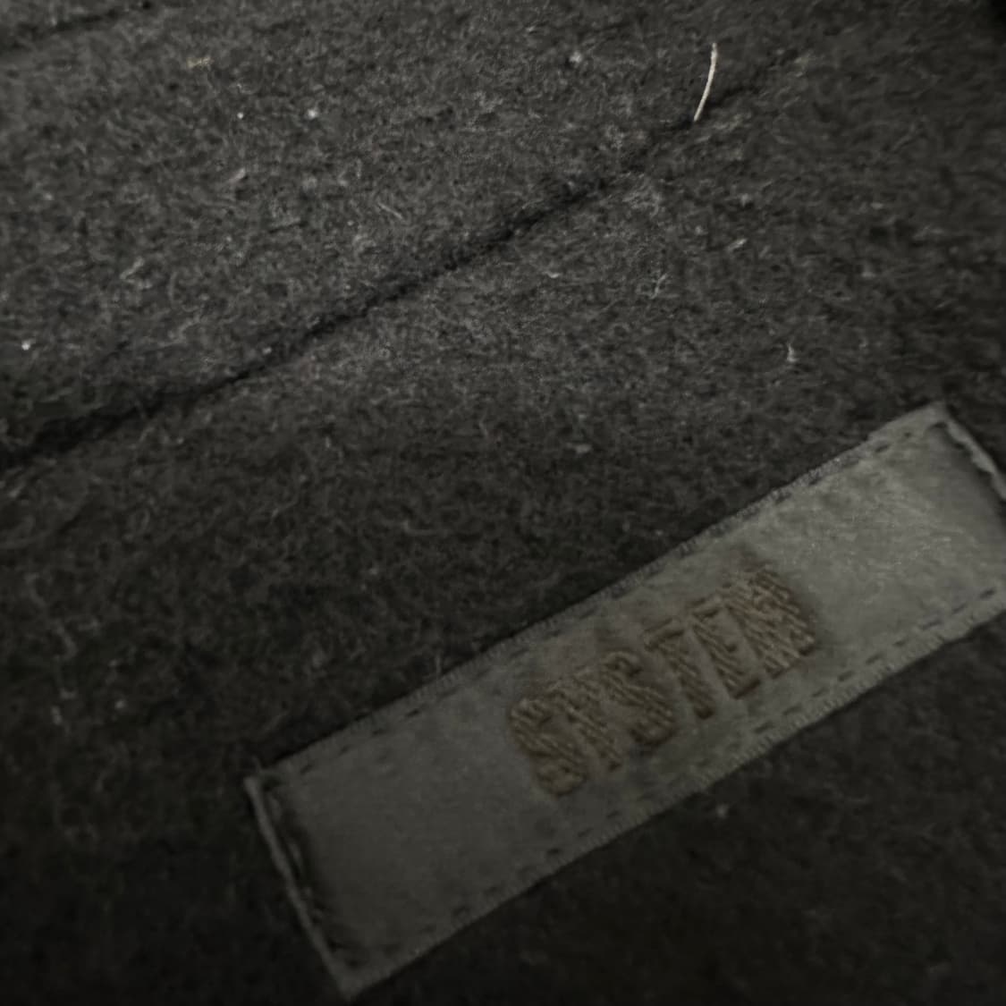 SYSTEM 시스템 한섬 여성 양모 캐시미어 롱 코트 블랙 상품이미지4