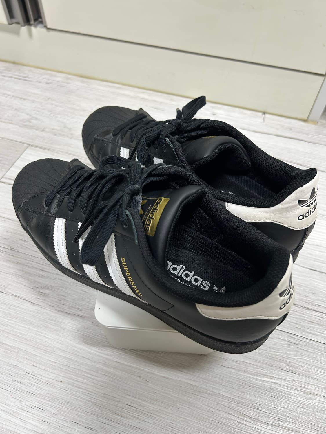 아디다스 슈퍼스타 블랙 260 상품이미지2