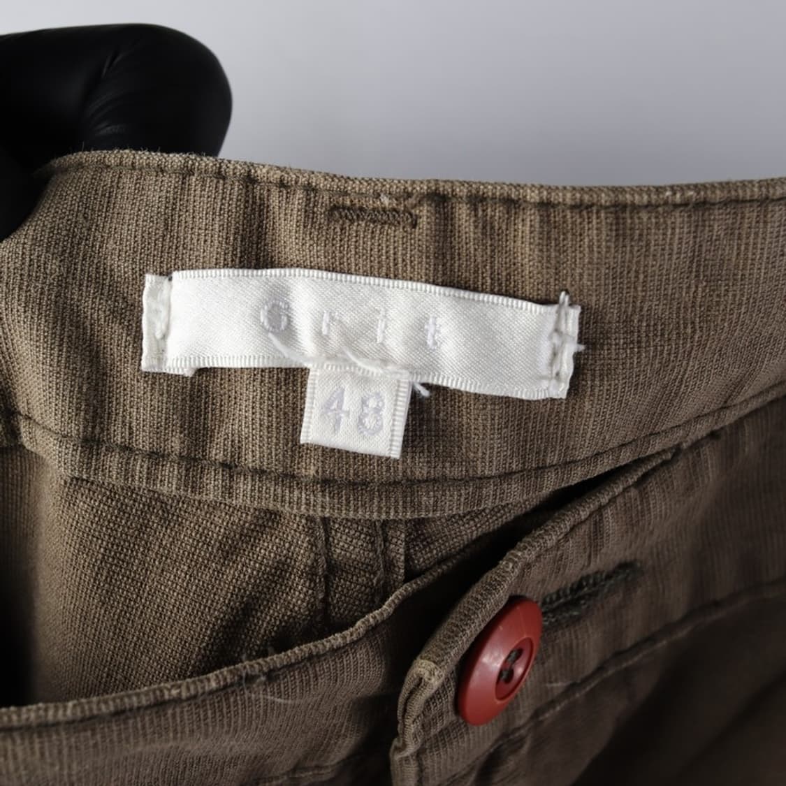 grit 다크 브라운 입체 빅포켓 카고 반바지 48 상품이미지5