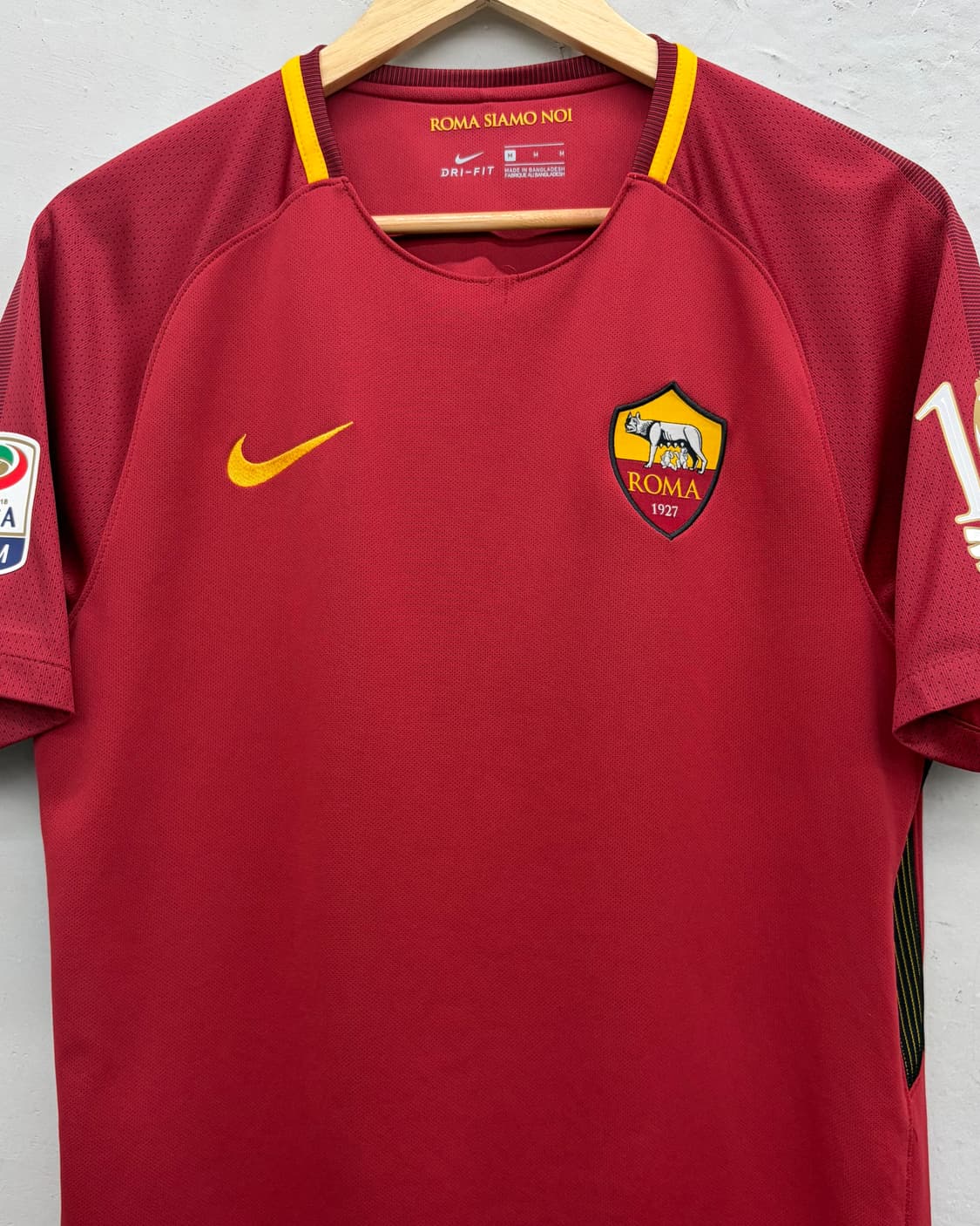 나이키 17-18 AS 로마 홈 은퇴경기킷 프란체스코 토티 상품이미지5