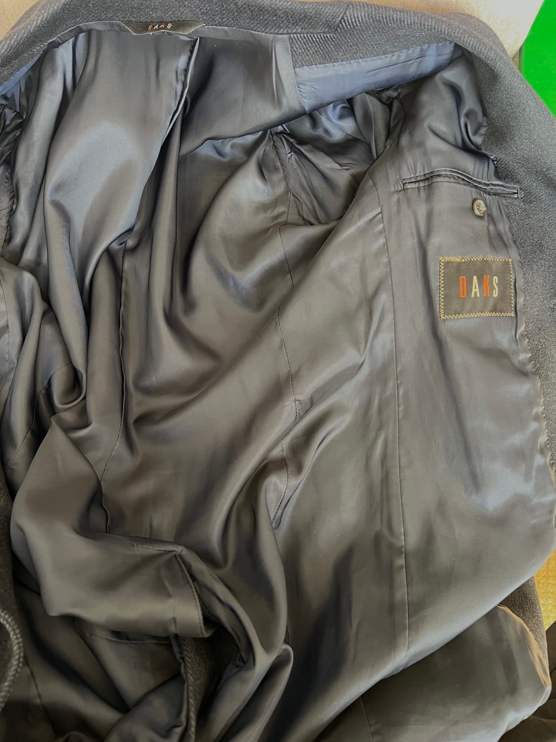 닥스 남성 다크네이비 울캐시미어코트 싱글하프코트 상품이미지6