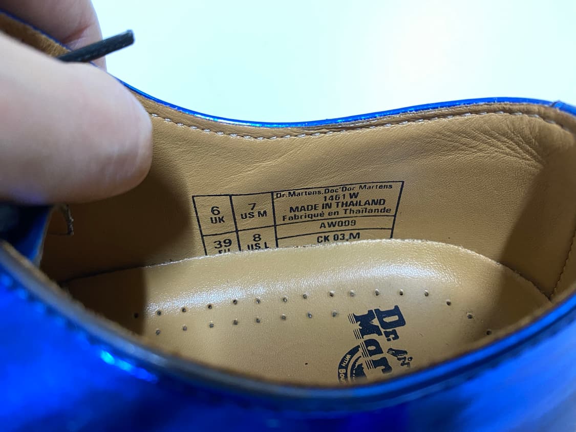 Dr.Martens 닥터마틴 1461 3홀 250 UK6 한정판 상품이미지5