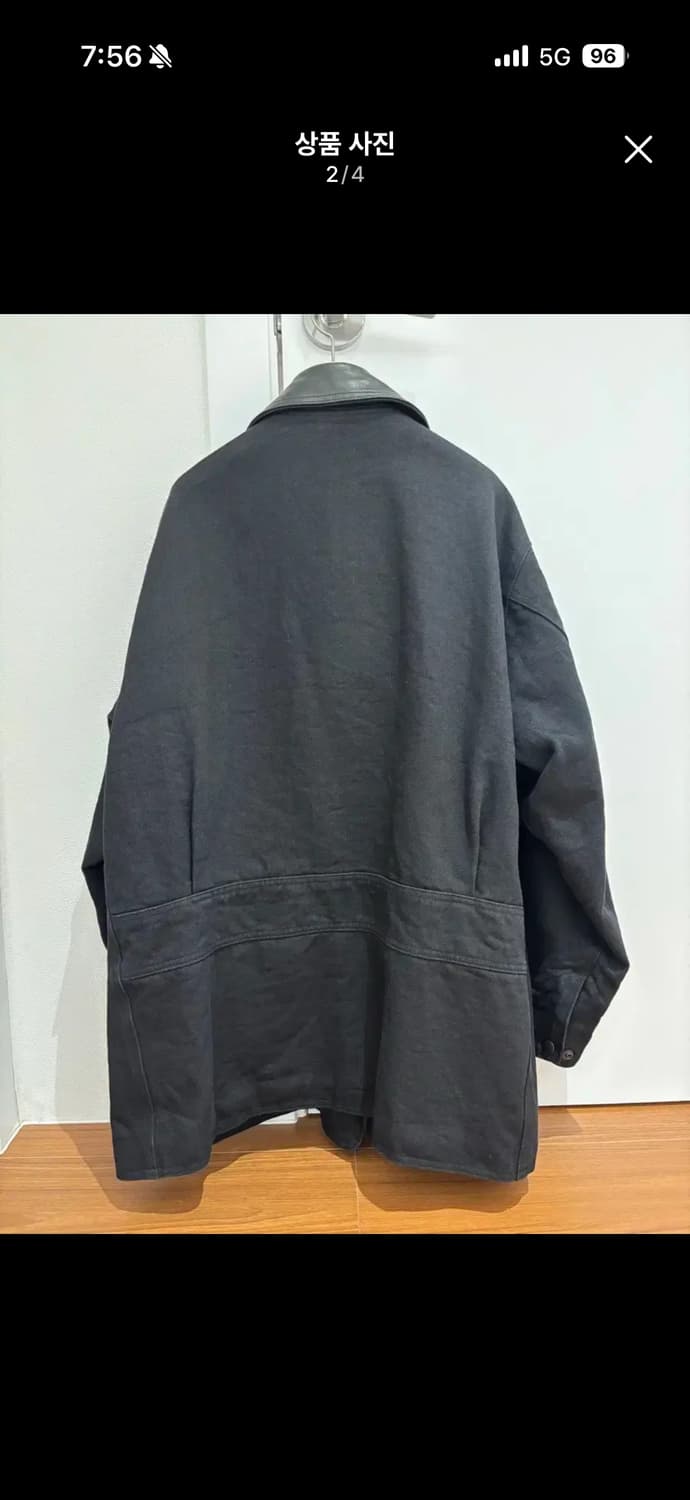 코모리 24fw 레더카라 워크자켓  상품이미지3