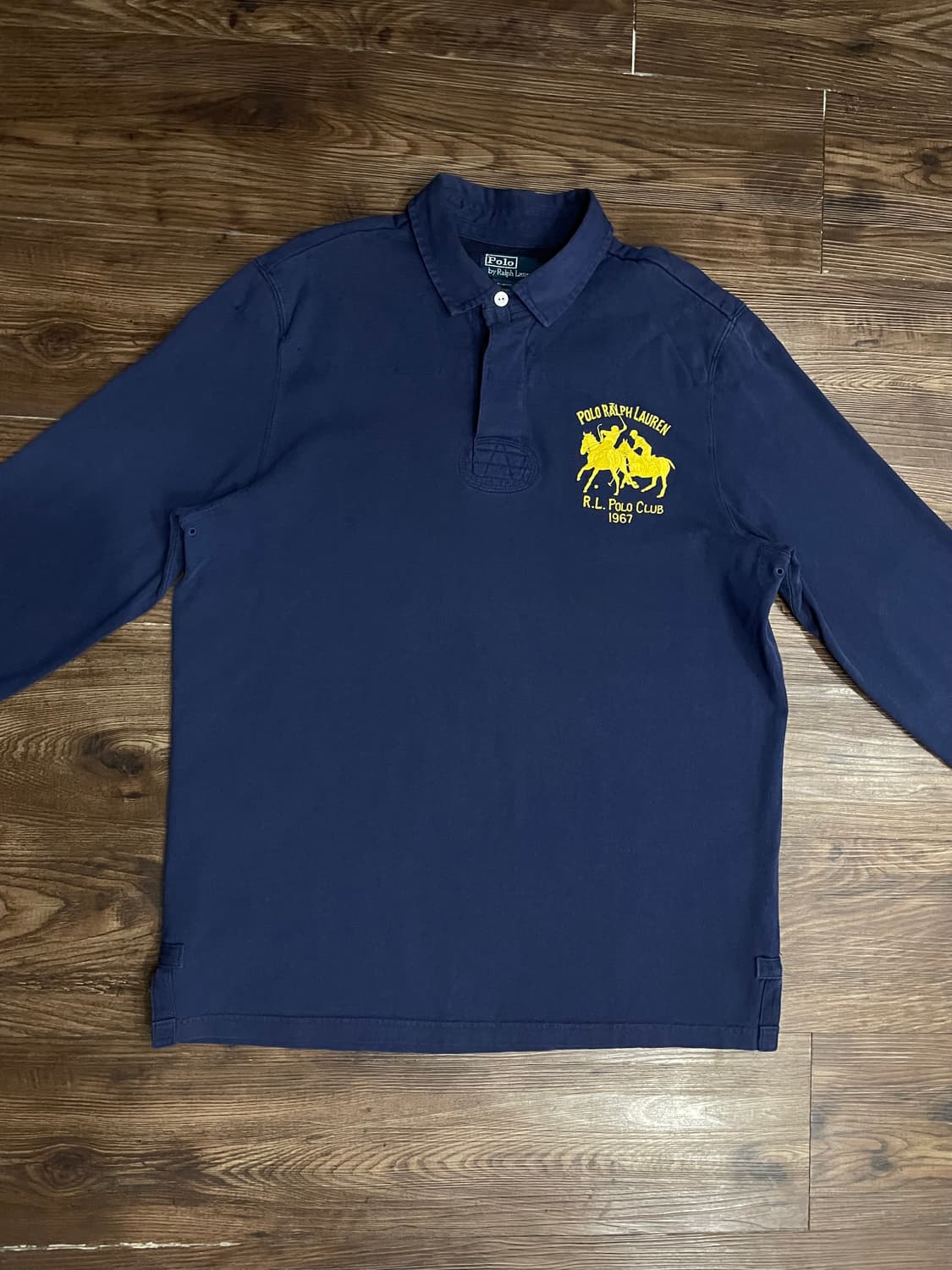 폴로 랄프로렌 자수 럭비티 네이비 상품이미지3