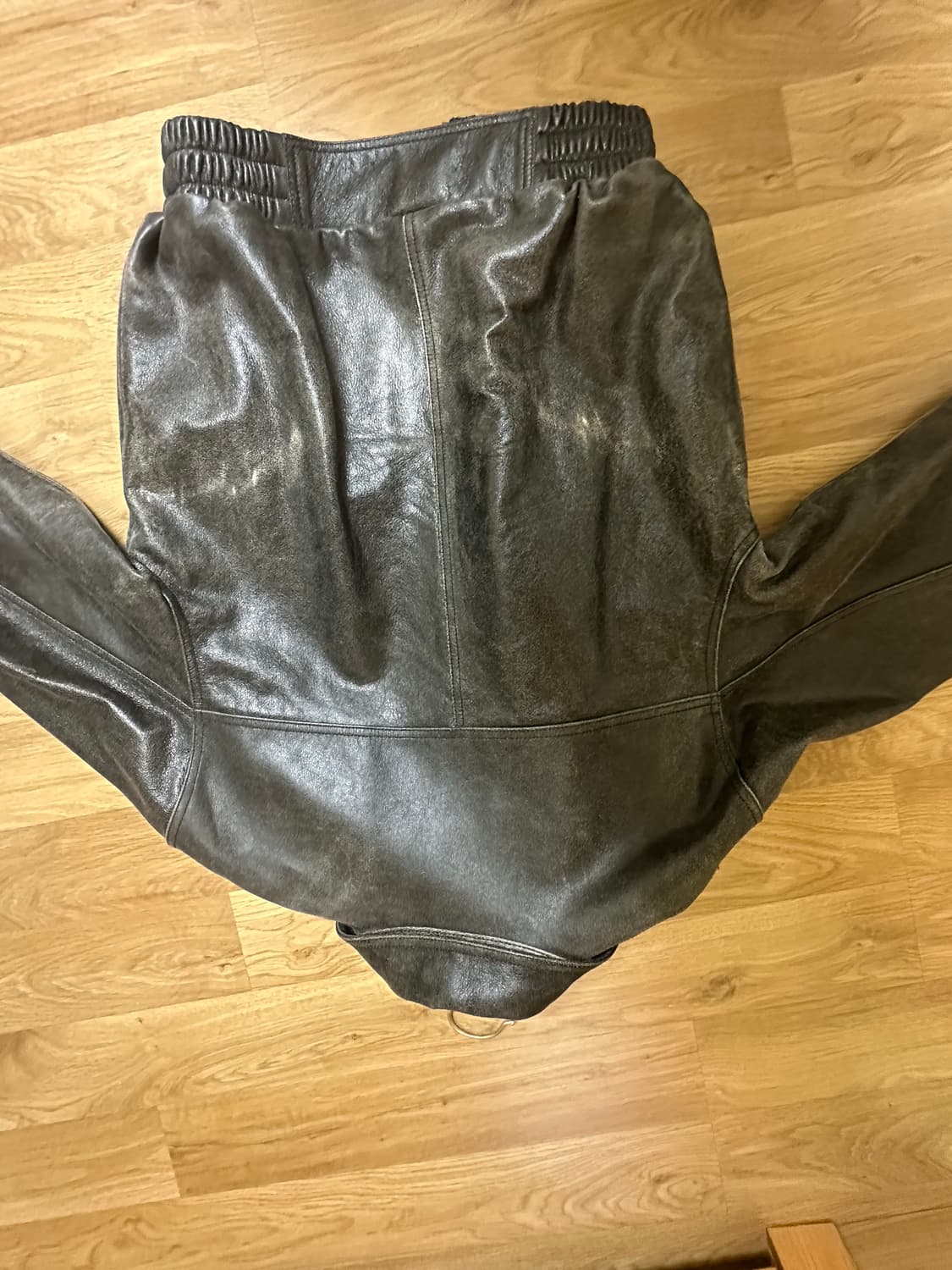 더바넷 A-2 블랙 가죽 플라이트 자켓 상품이미지7