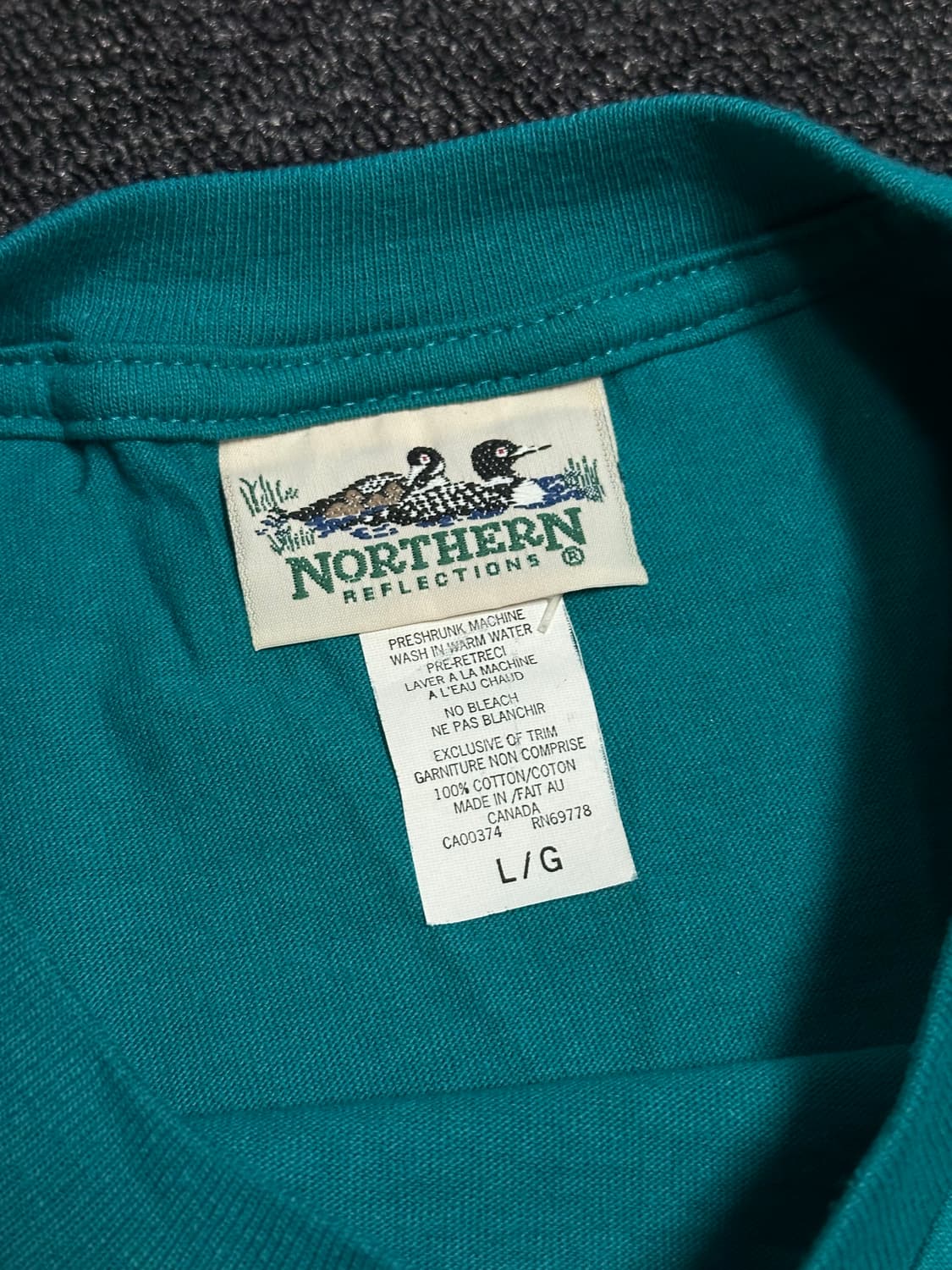 90‘s Northern Reflections 프린팅 티셔츠 L사이즈 상품이미지4