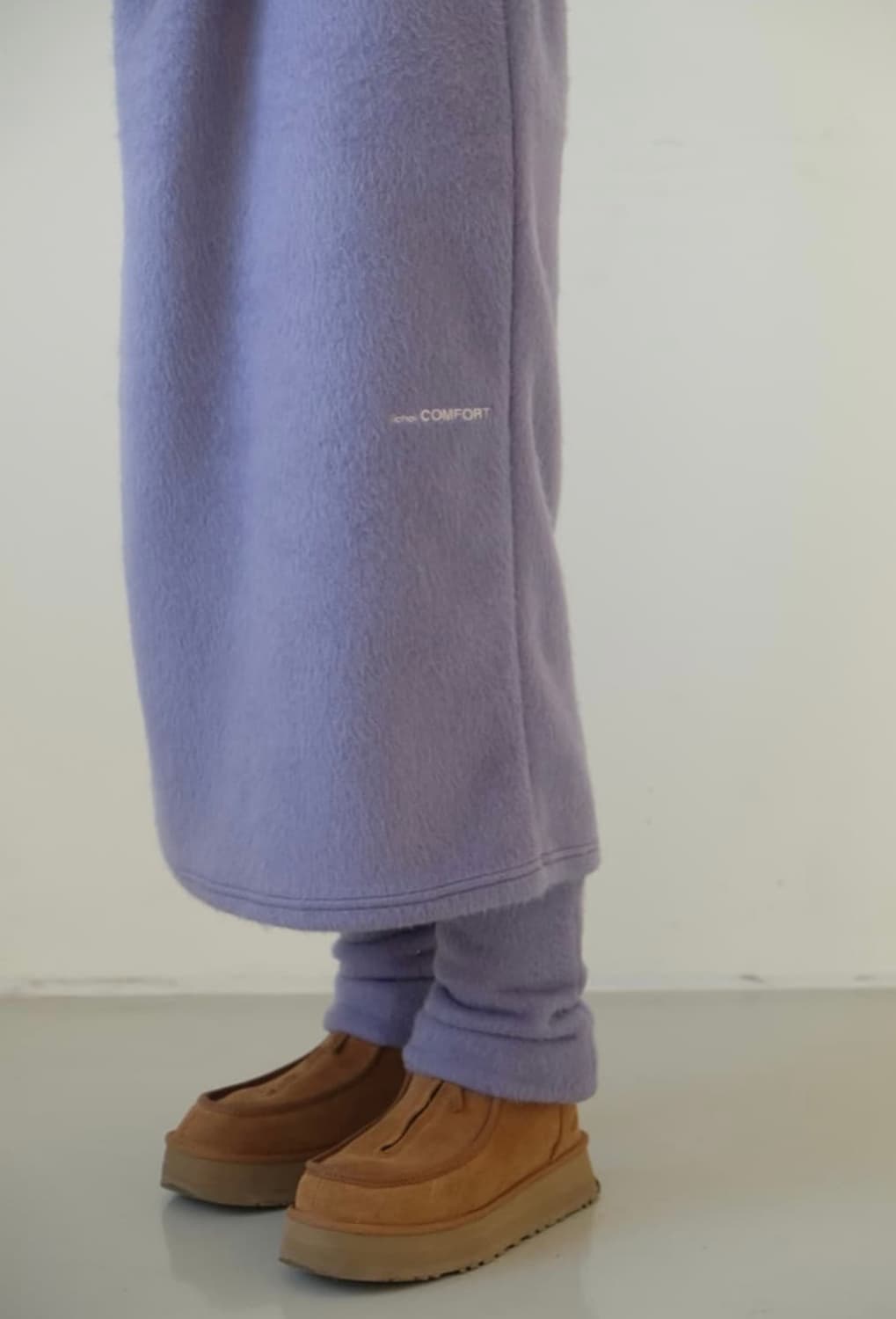 JICHOI FLEECE LONG SKRIT with LEG WARMER 상품이미지2