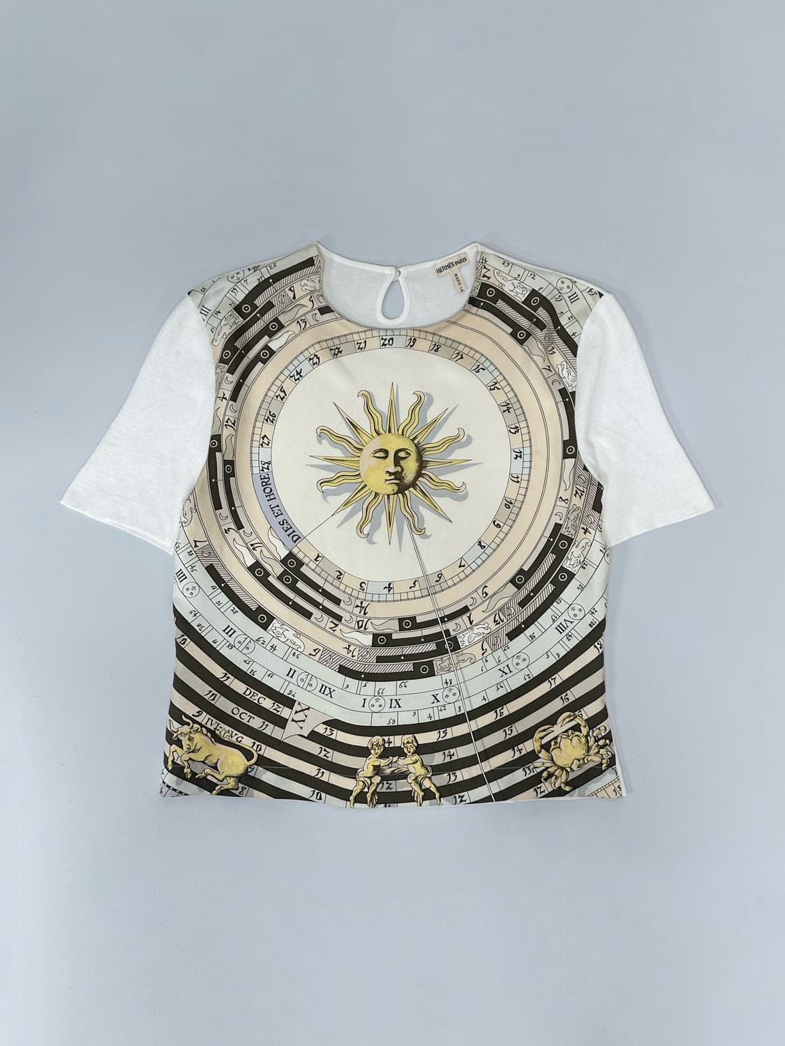 에르메스 ‘DIES ET HORE’ 실크 코튼 니트 탑 상품이미지1