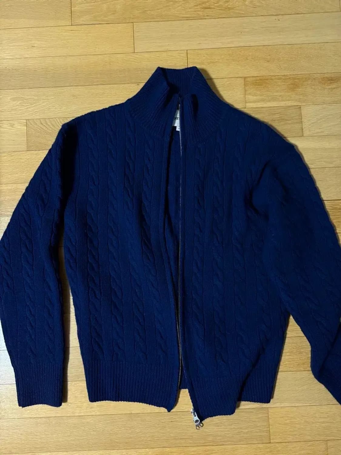 토니웩 케이블 니트 집업 L 상품이미지3