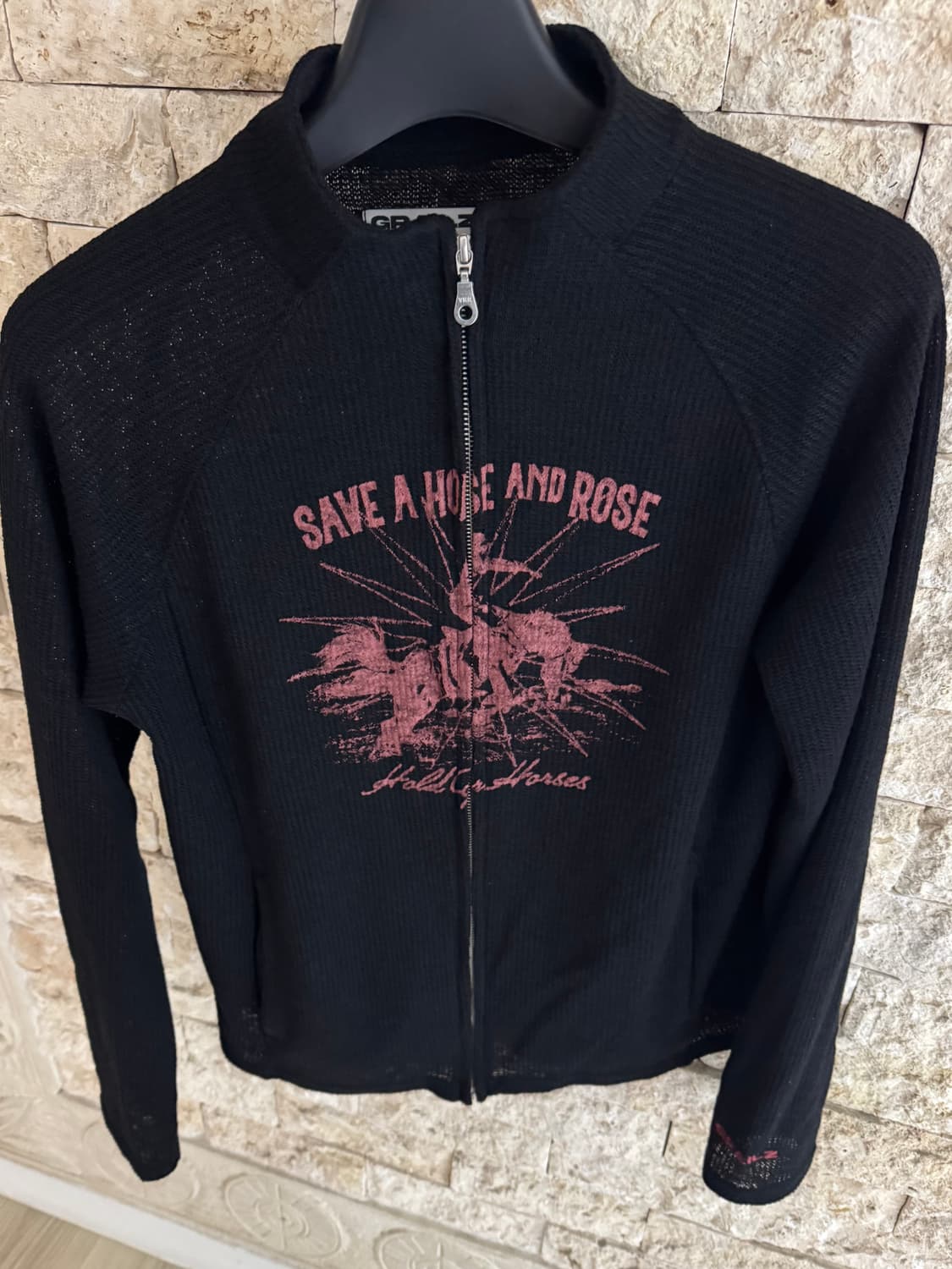 그레일즈 FORWARD HORSE 니트 집업 상품이미지2