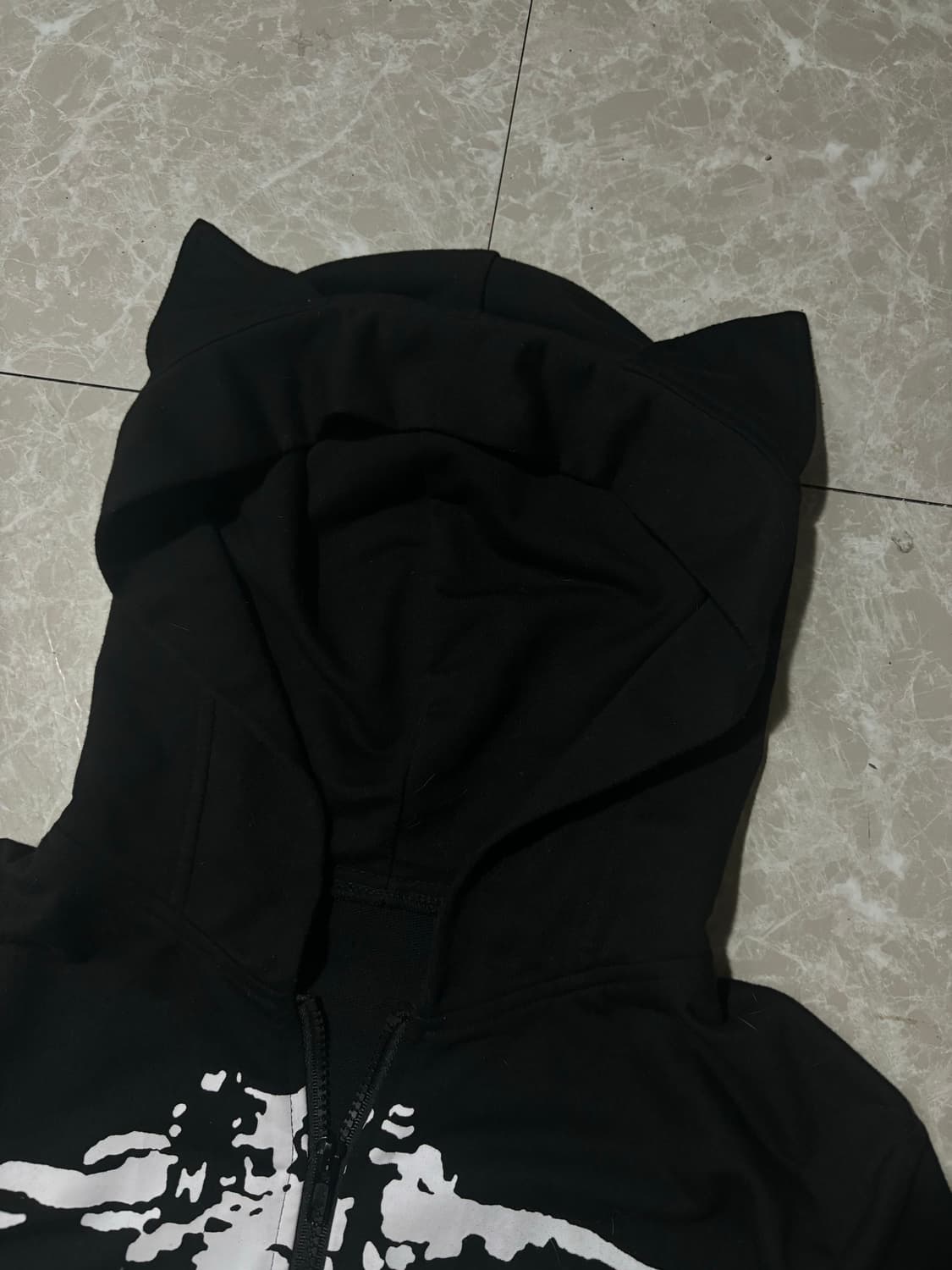“Unknown” 00’s Bondage Punk Skull Cat Ho 상품이미지4