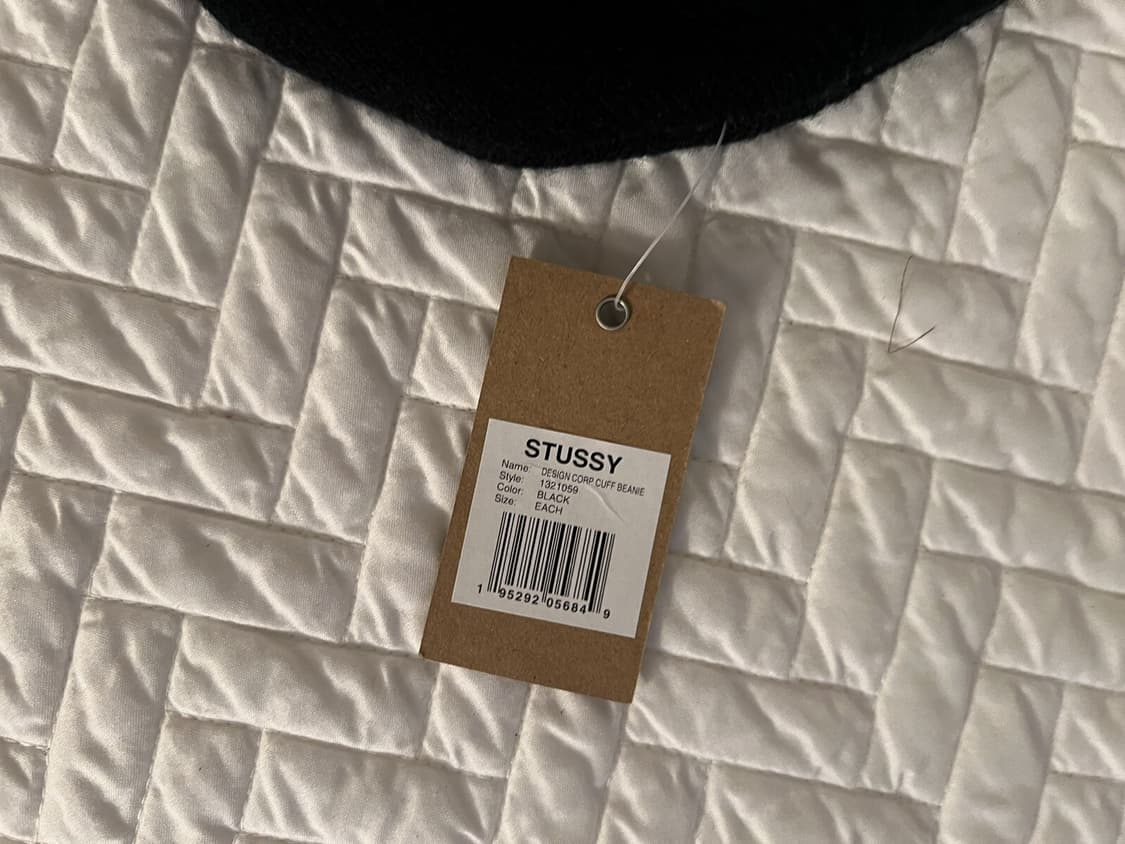 스투시 코퍼레이션 커프 비니 블랙 상품이미지3