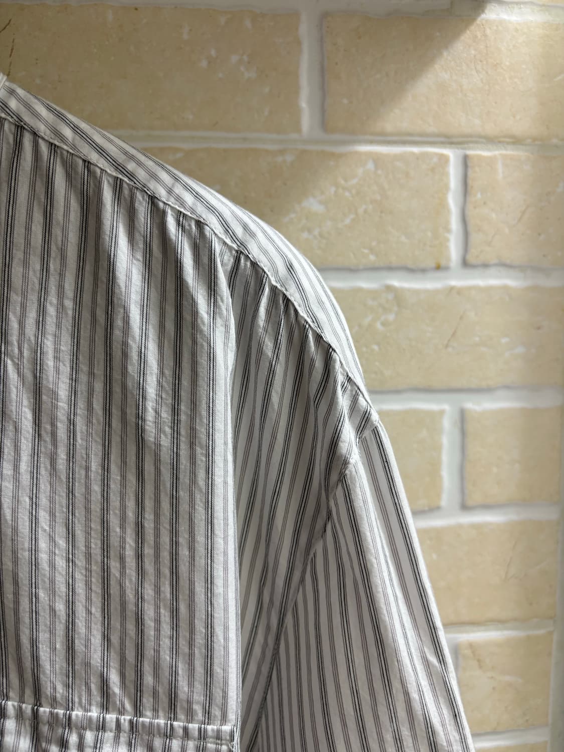 엘무드 - 베르토 코튼 셔츠 화이트 스트라이프 (48사이즈) 상품이미지7