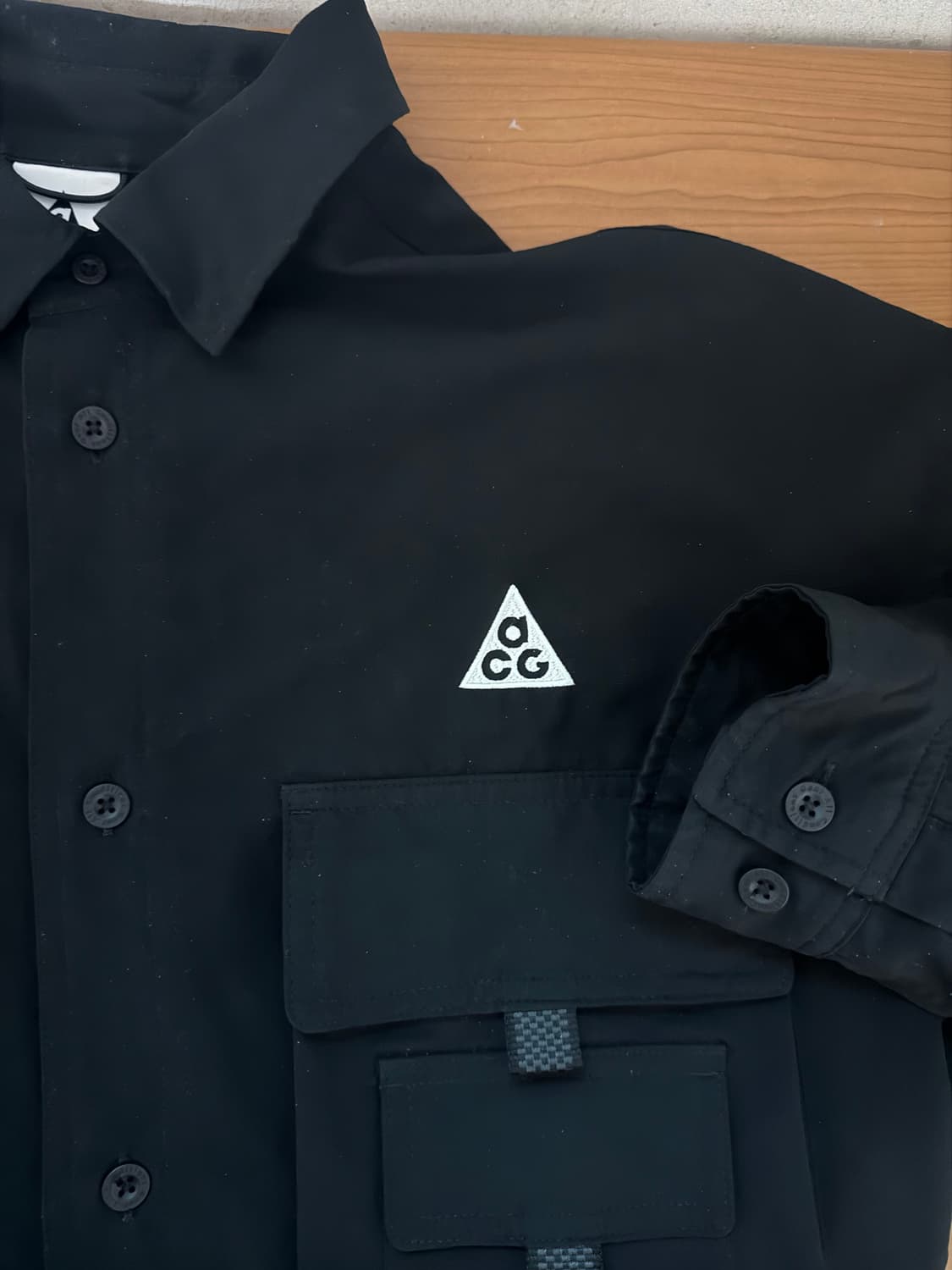 나이키 ACG 드라이핏 UV 디베스테이션 트레일 셔츠 블랙 서밋 화이트  상품이미지4