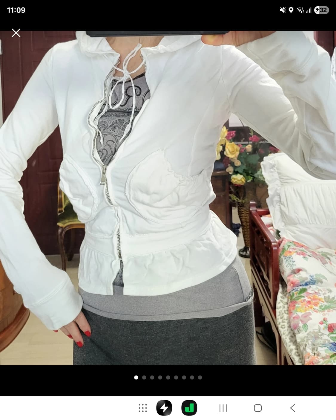 백화점구입 맥스 마라 맥스 스튜디오 후드 집업 상품이미지1