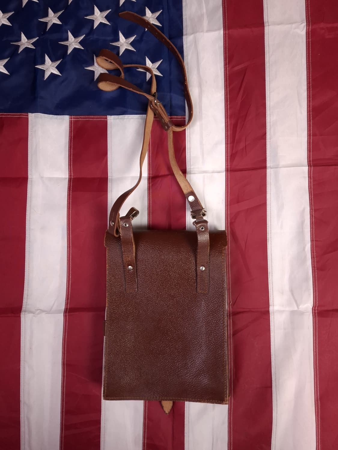 새제품  오리지날 구형 동독군 리얼레더 맵케이스백 상품이미지10