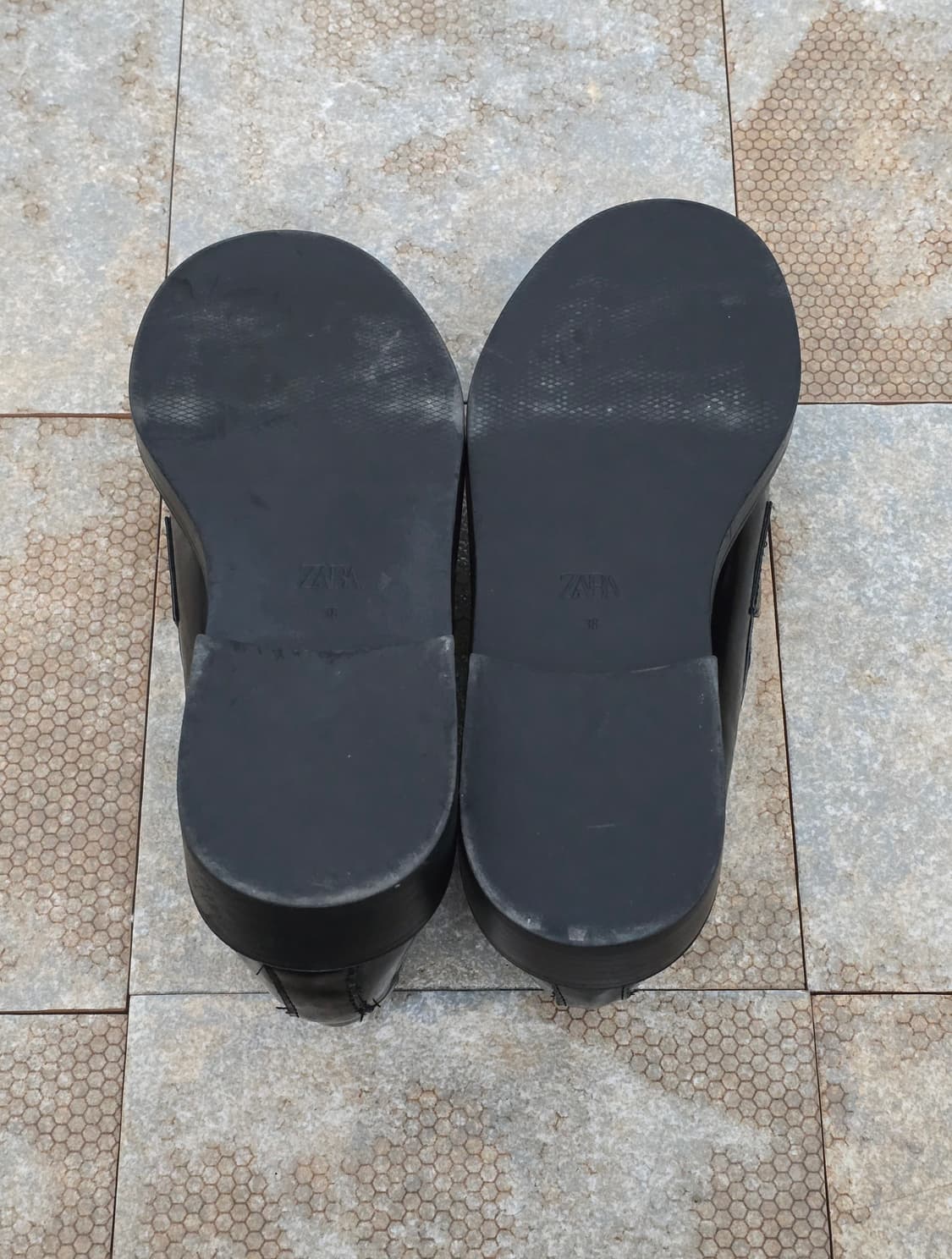 (245)자라 배색 페니 로퍼 구두 상품이미지8