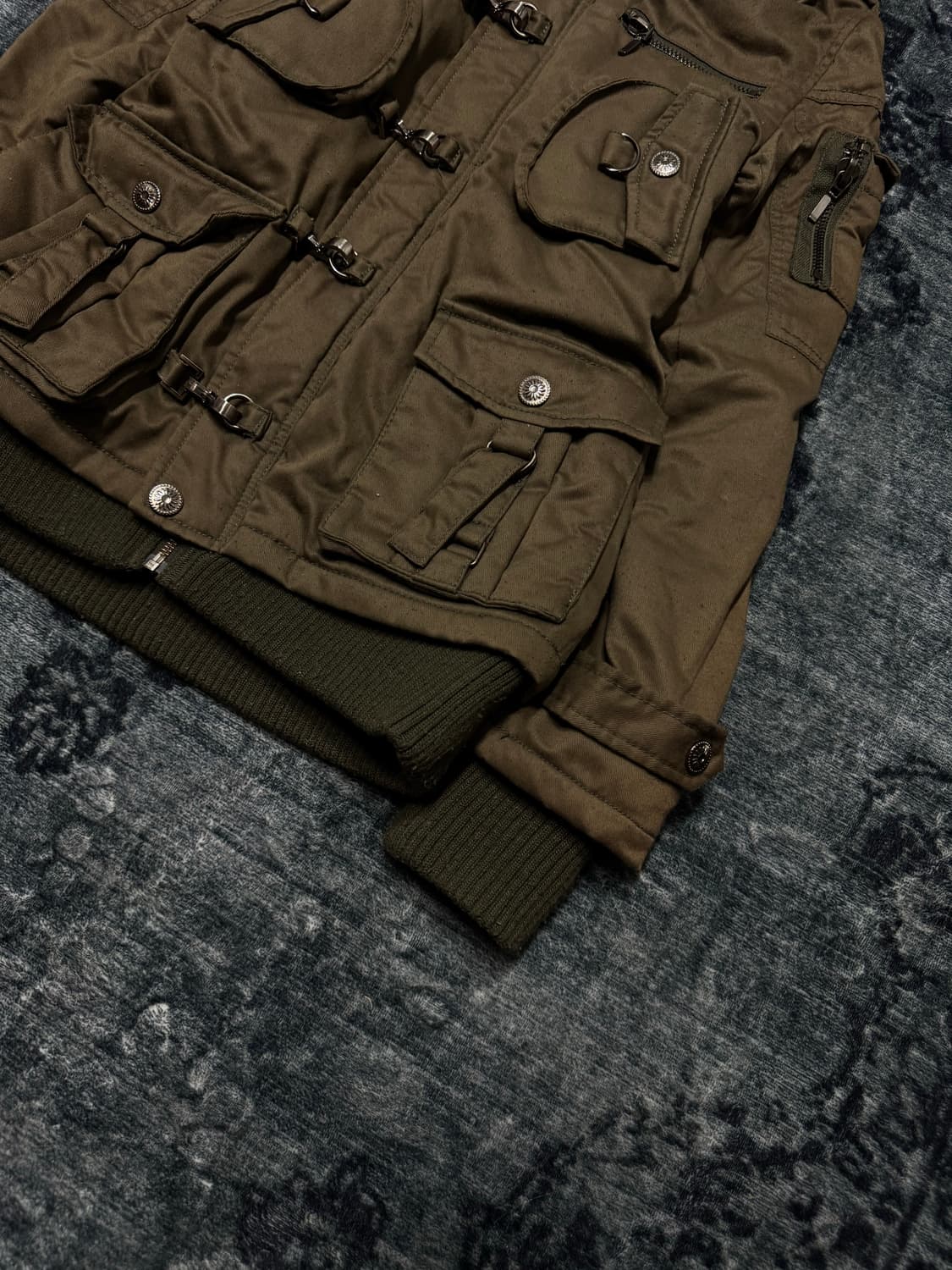 Cecil mcbee 00s y2k trimming fur militar 상품이미지5