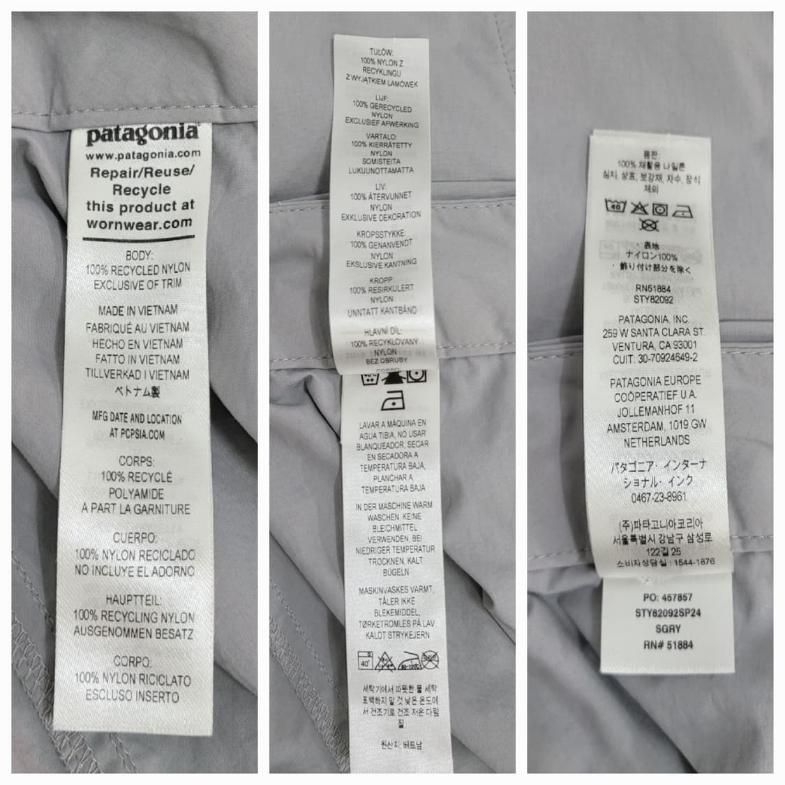 Patagonia 24SS 파타고니아 샌디 케이 팬츠 / 남 M 그레이
 상품이미지9