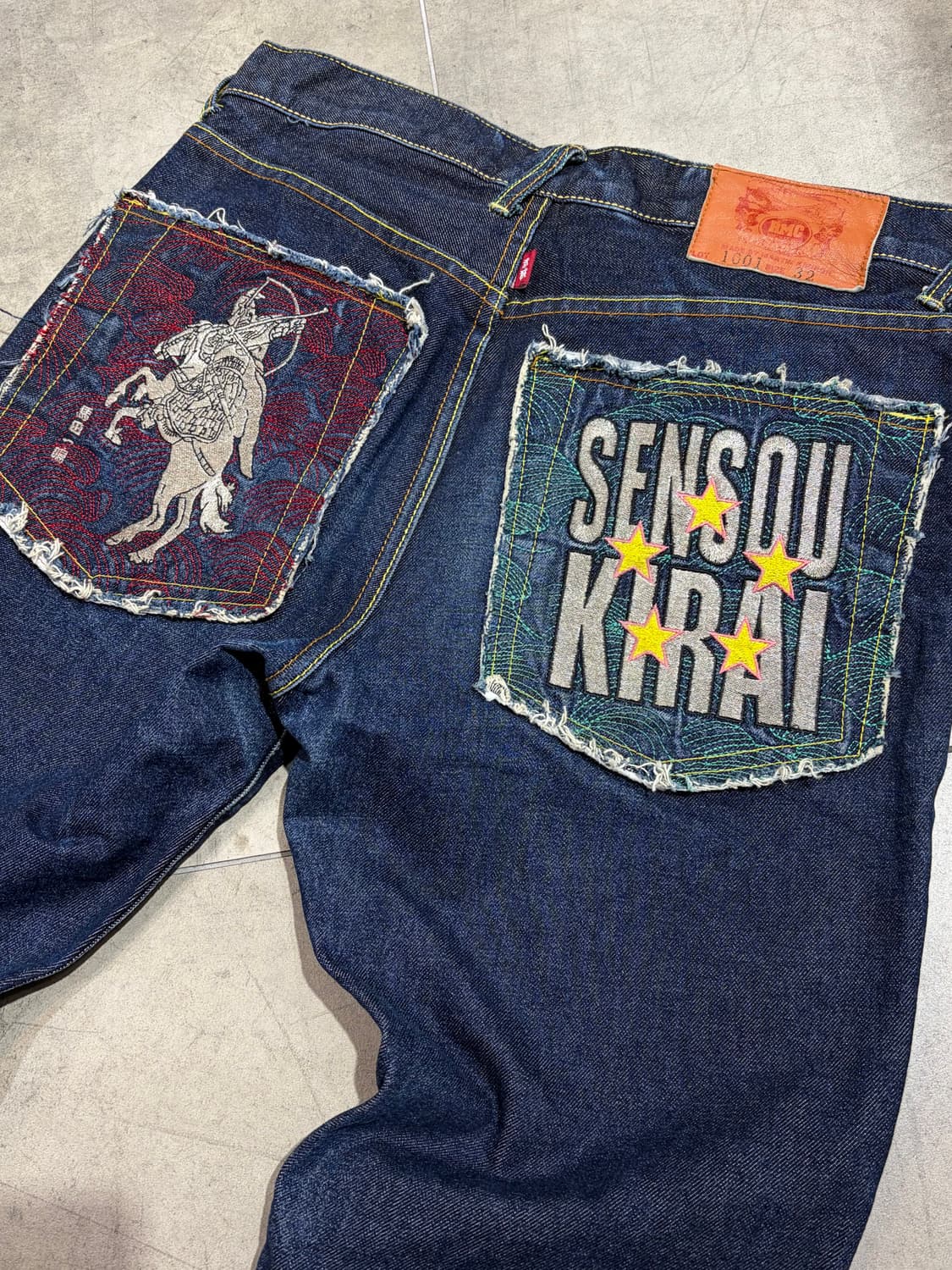 RMC 레드 몽키 컴퍼니 자수 데님팬츠 상품이미지3