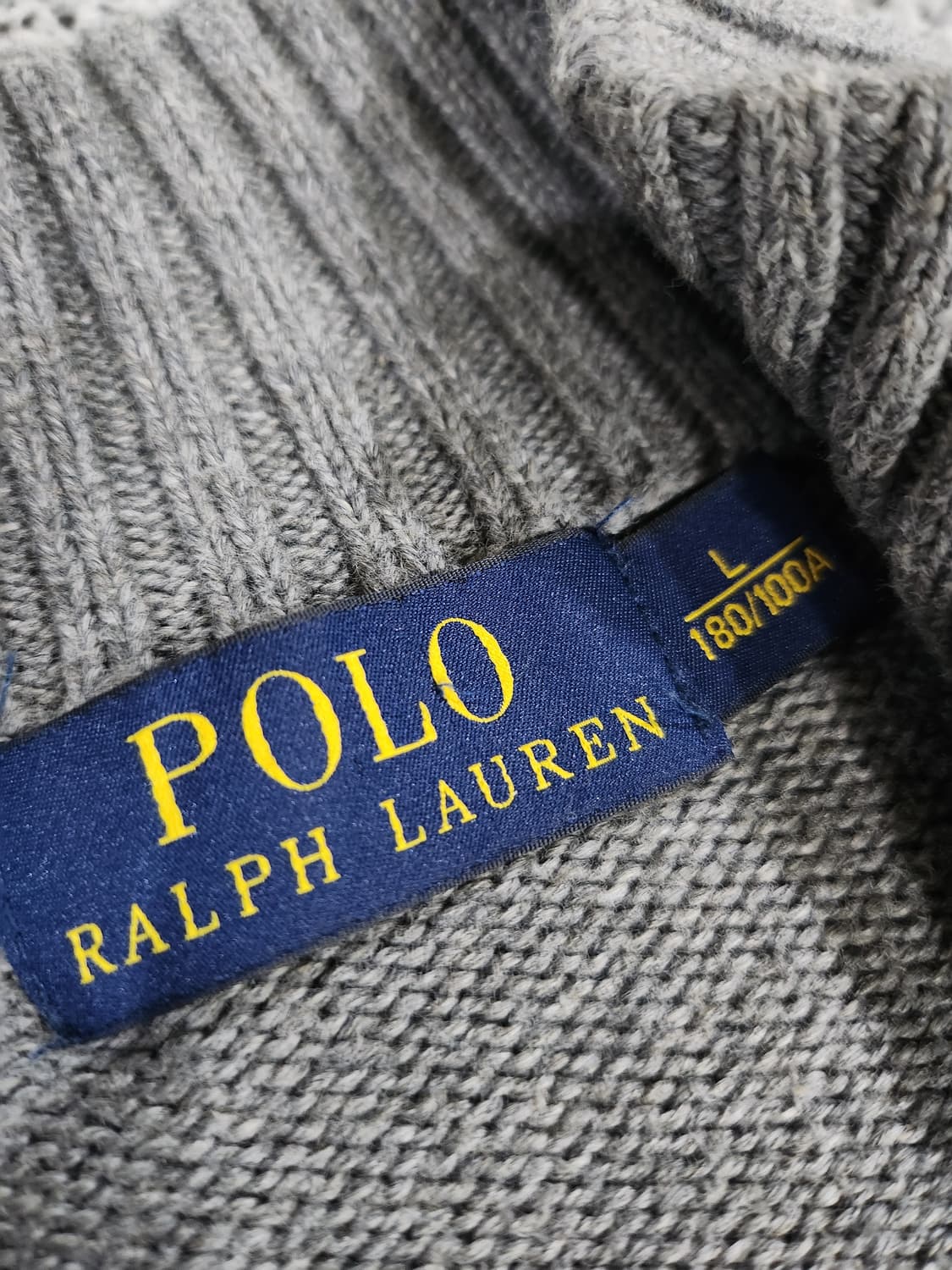 그레이 하프 집업 니트  상품이미지6