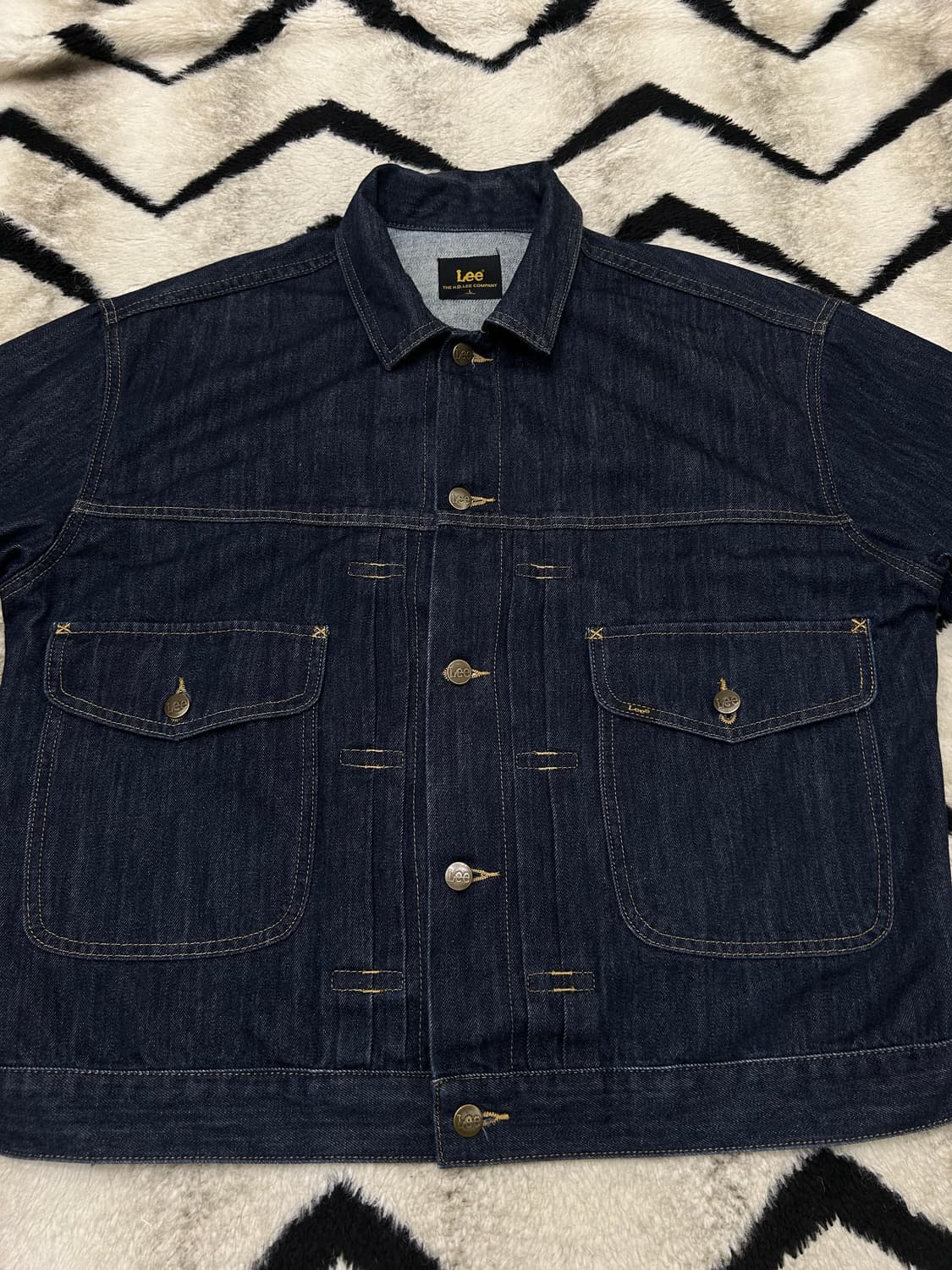 [L]Lee 2세대 포켓 데님 트러커 자켓/생지 상품이미지3