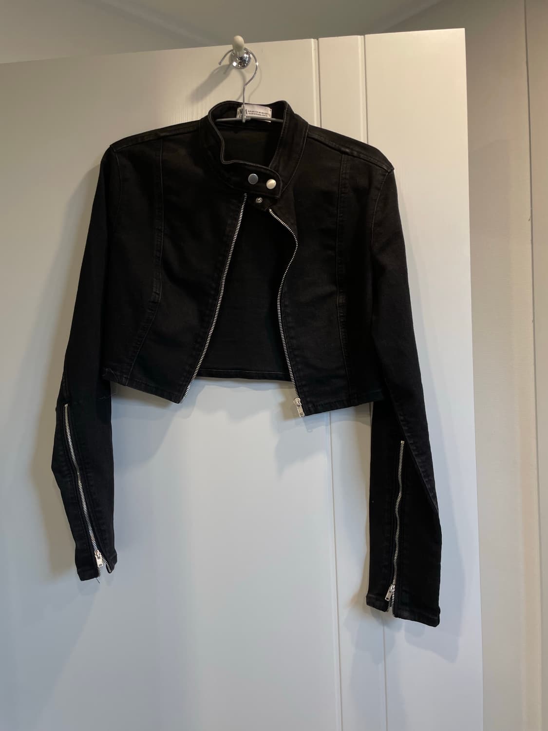 자라 크롭 바이커자켓 상품이미지1