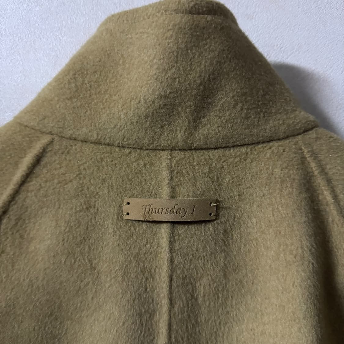 써스데이아일랜드 오버핏 하이넥 코트 S (여성 66-77정도) 상품이미지4