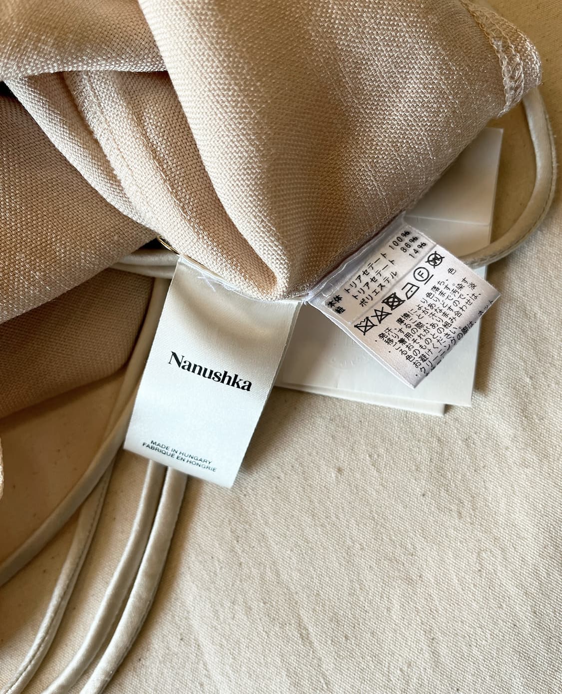 NANUSHKA rope-detail linen shirt & skirt 상품이미지8