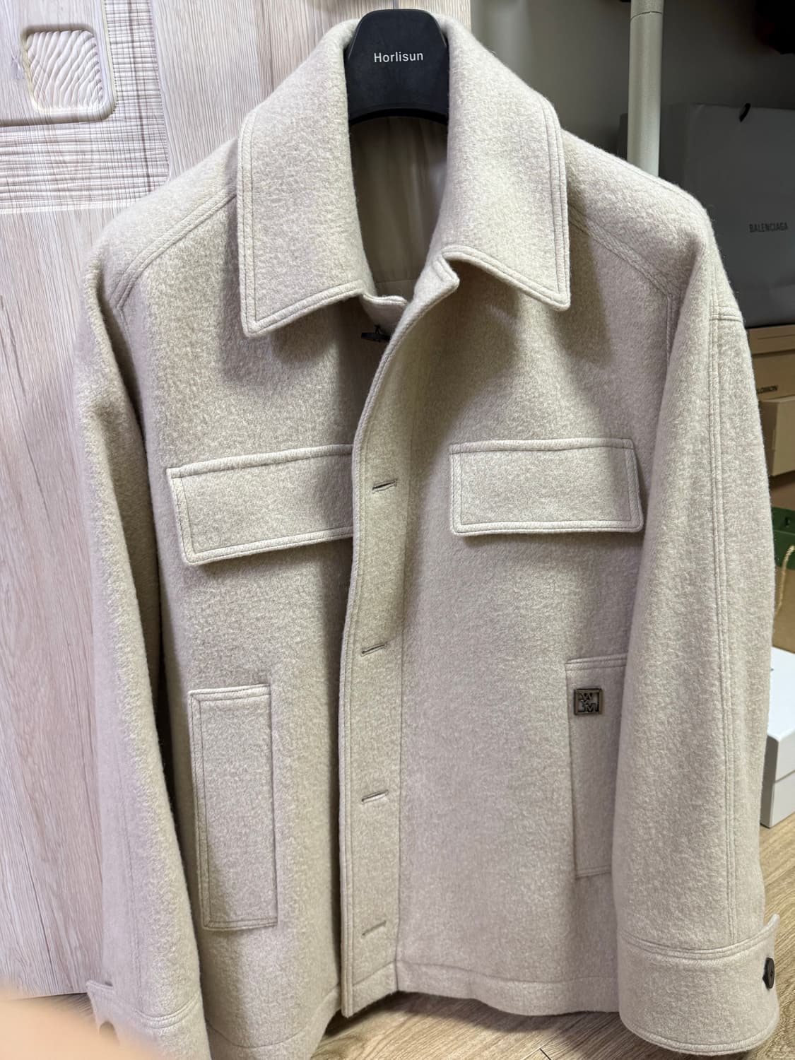 우영미 울 하프 코트 48 상품이미지1