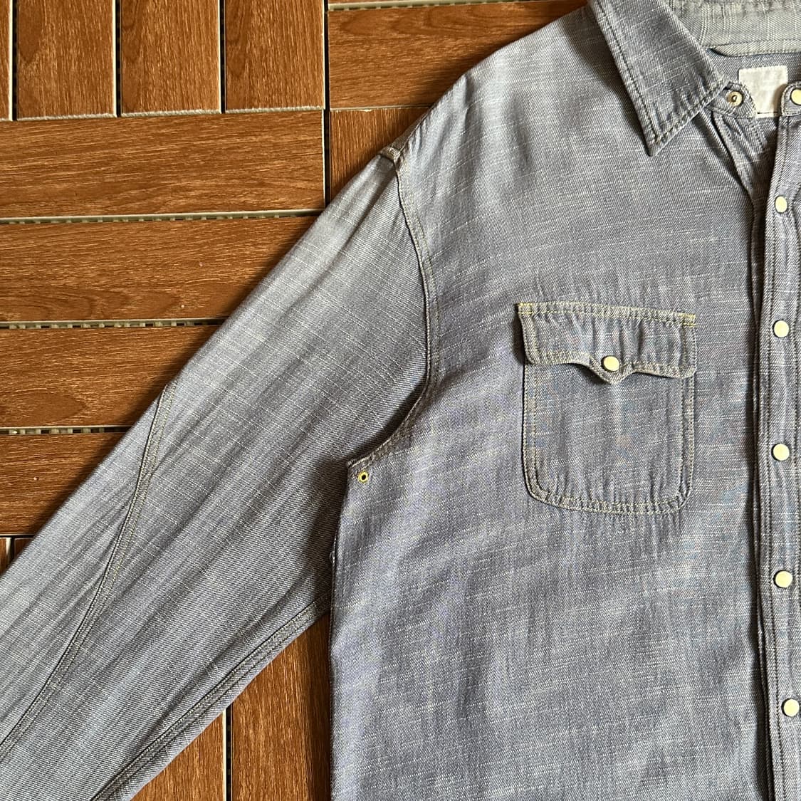 Hectic chambray western shirts 상품이미지4