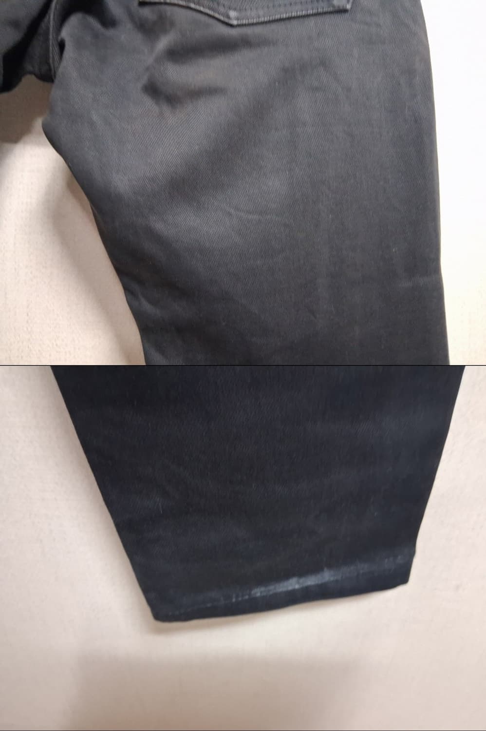 언브랜디드 UB455 블랙 셀비지 생지 데님팬츠
12.5oz  28인치 상품이미지8