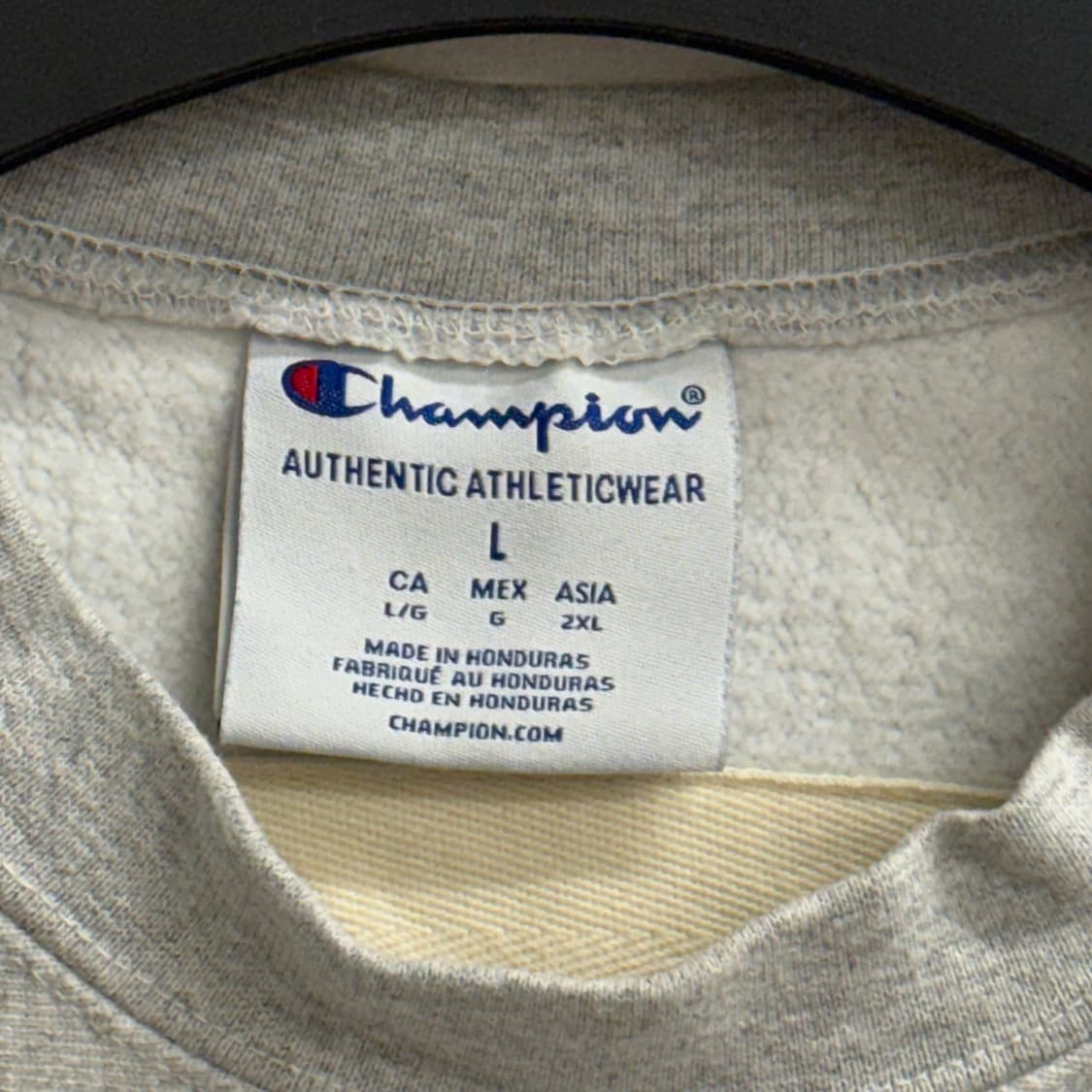 챔피온 Navy 그레이 스웨트셔츠 L 상품이미지2