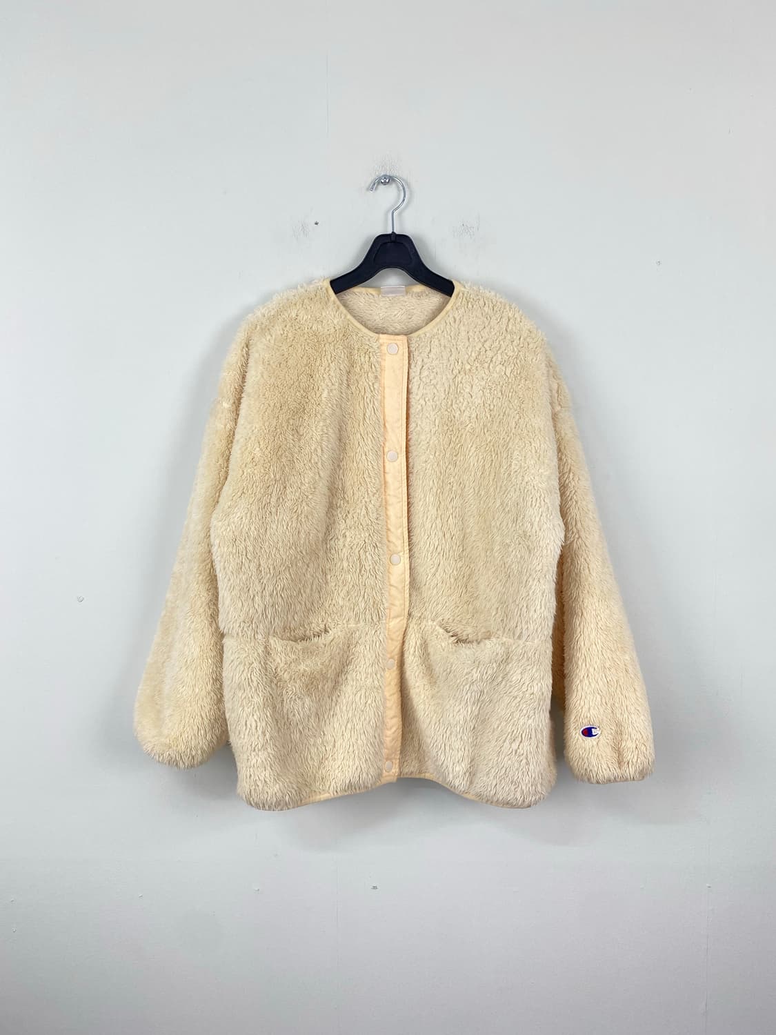 챔피온 여성 배색 셰르파 플리스 재킷 M 상품이미지1